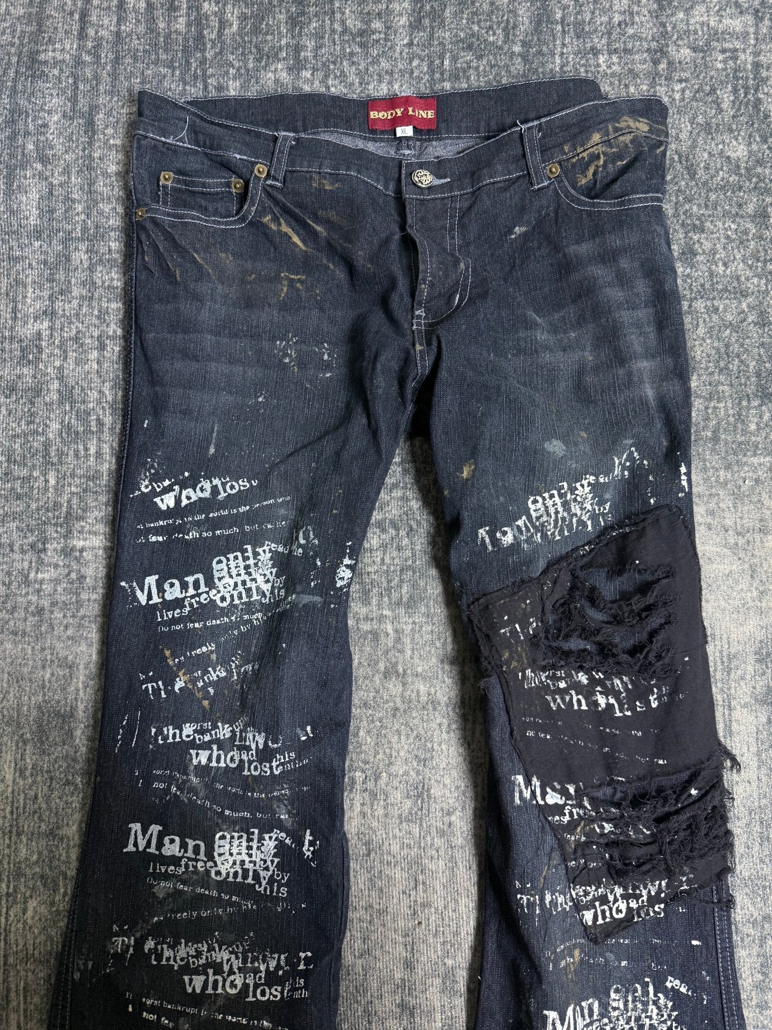B2V - BODY LINE PANT༒ vintage streetwear thrift y2k clothing by B2V_BAD2WEAR