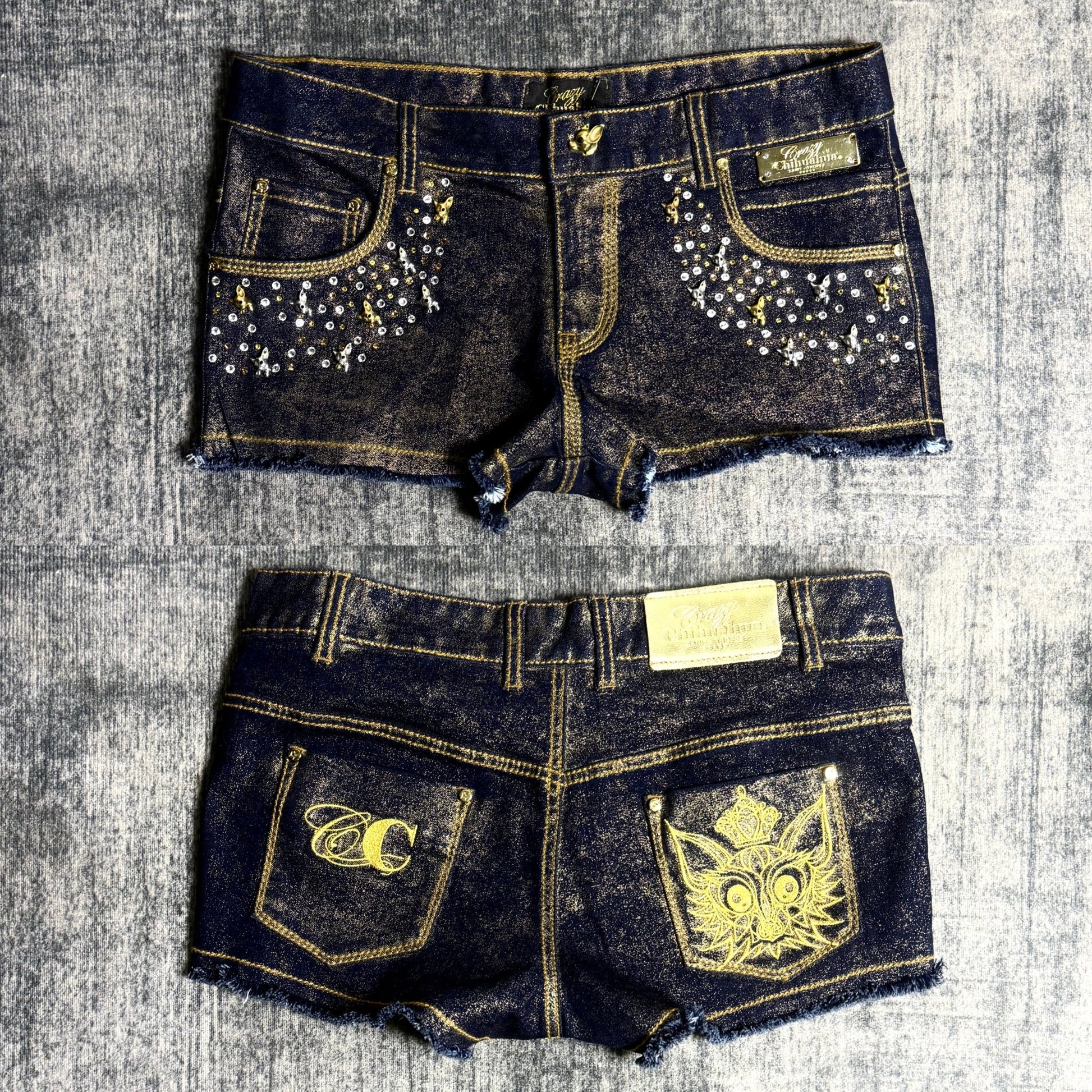 B2V - CHIHUAHUA SHORT༒ vintage streetwear thrift y2k clothing by B2V_BAD2WEAR
