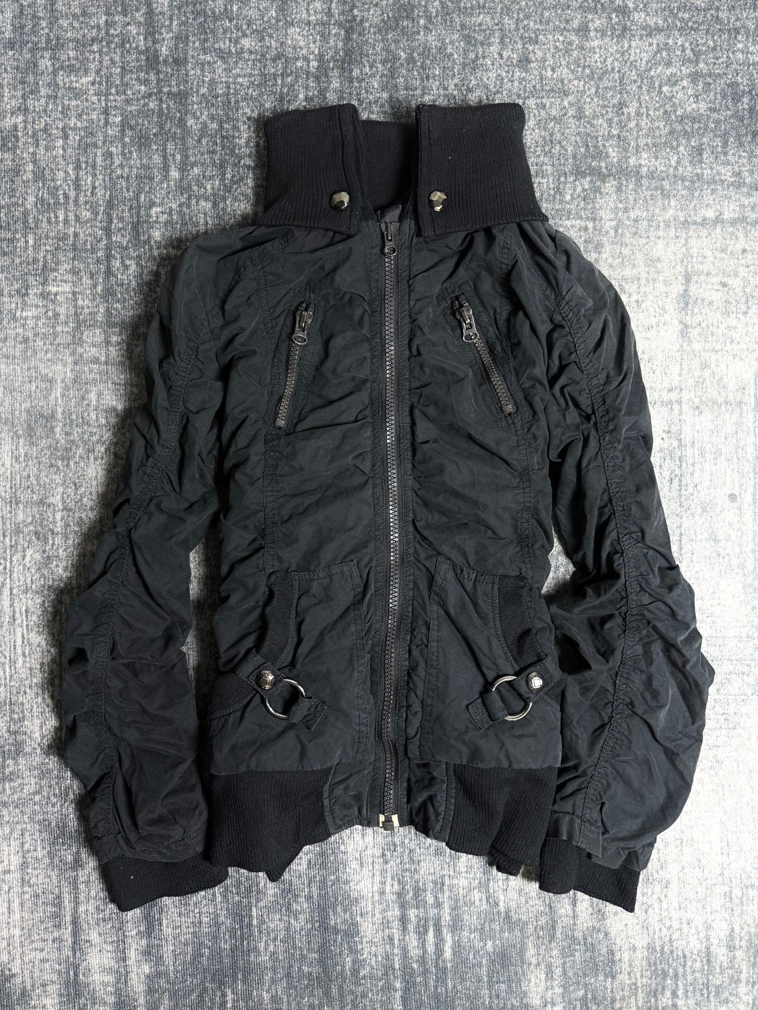 B2V - CORNFLEAK ZIP JACKET༒ vintage streetwear thrift y2k clothing by B2V_BAD2WEAR