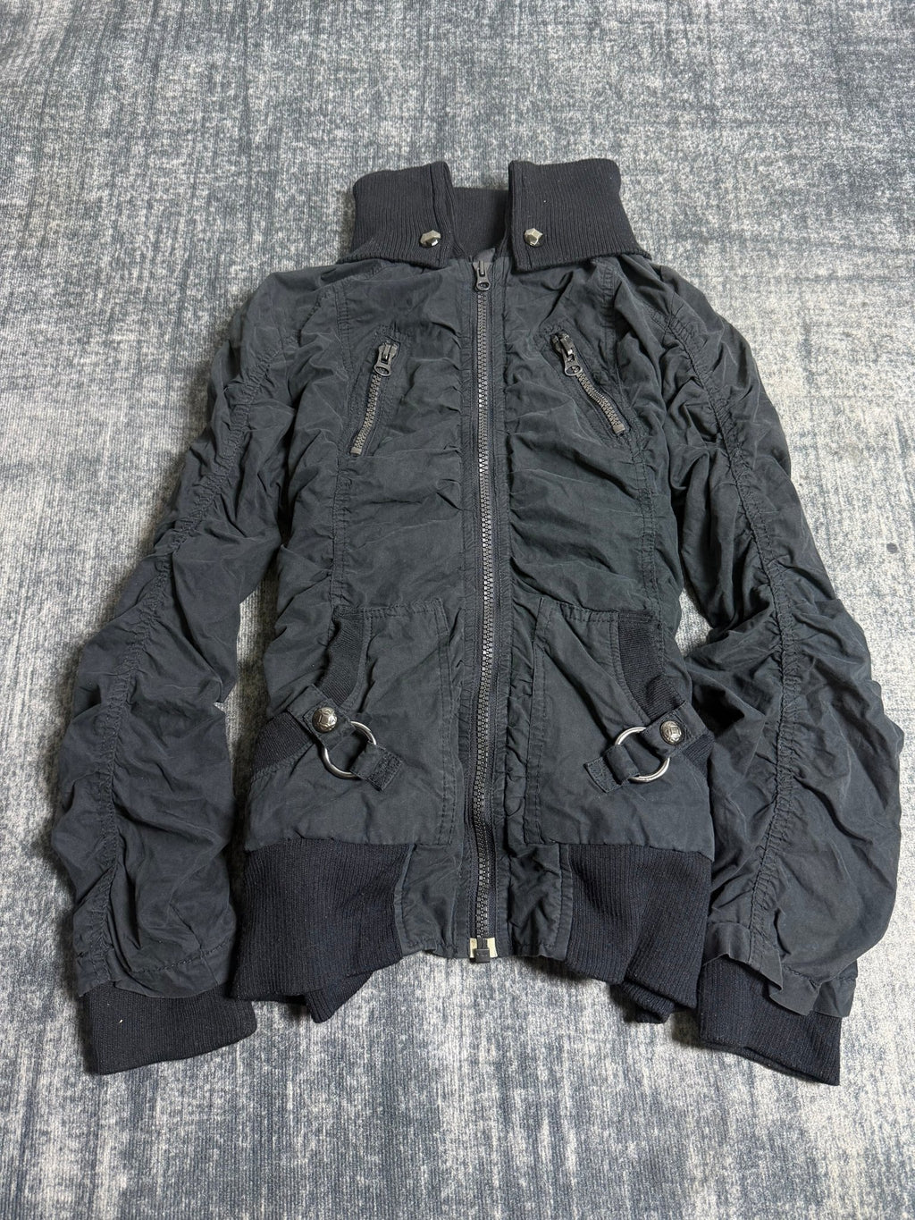 B2V - CORNFLEAK ZIP JACKET༒ vintage streetwear thrift y2k clothing by B2V_BAD2WEAR
