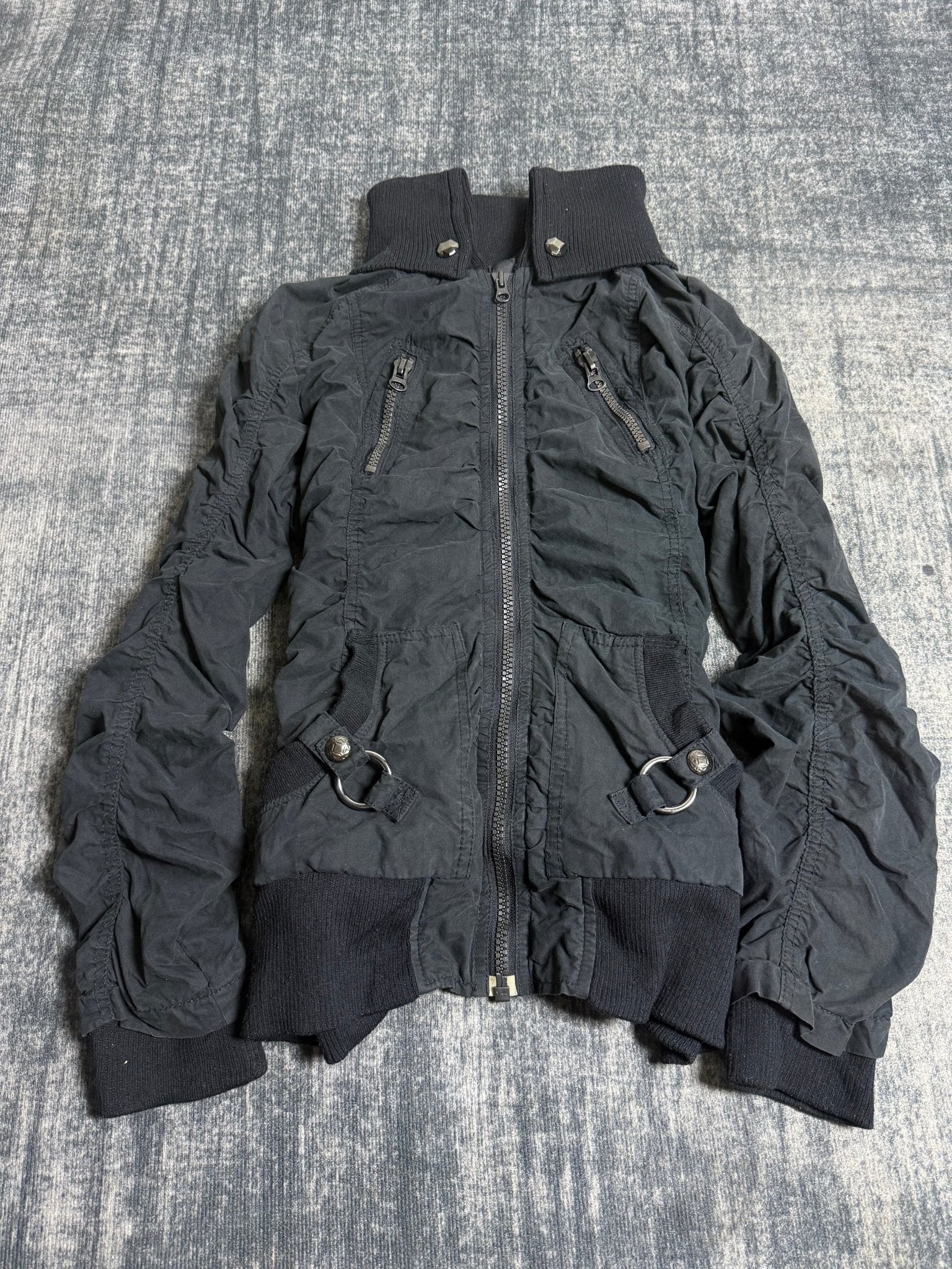 B2V - CORNFLEAK ZIP JACKET༒ vintage streetwear thrift y2k clothing by B2V_BAD2WEAR