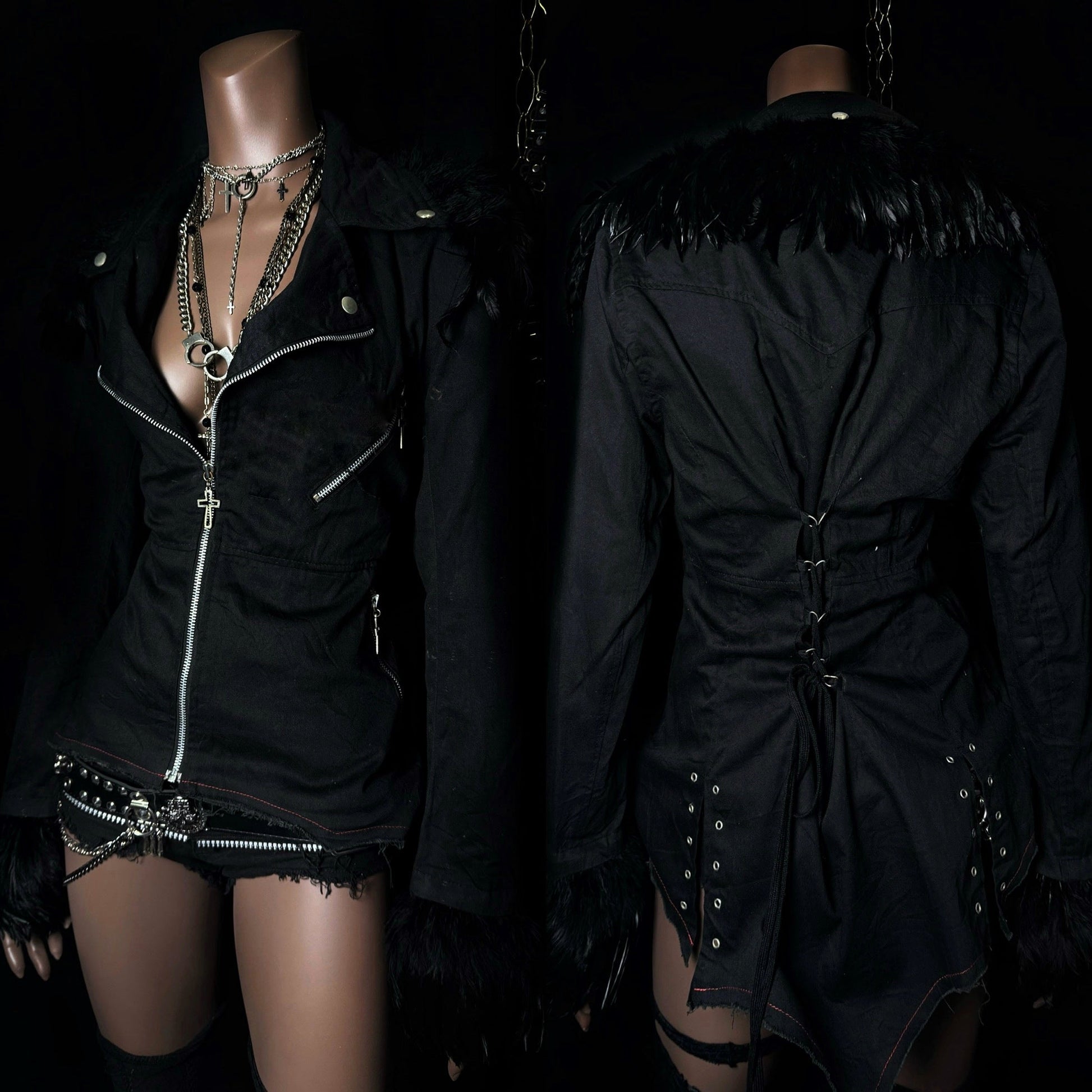 B2V - DEATH - NOTE JACKET༒ vintage streetwear thrift y2k clothing by B2V_BAD2WEAR
