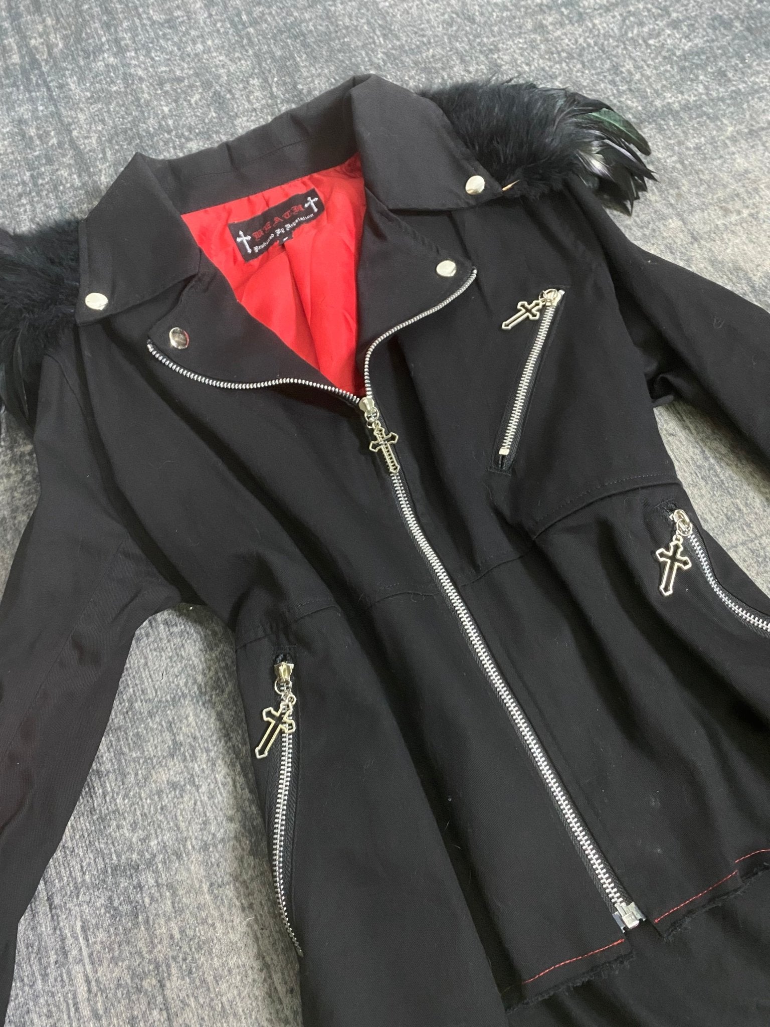B2V - DEATH - NOTE JACKET༒ vintage streetwear thrift y2k clothing by B2V_BAD2WEAR