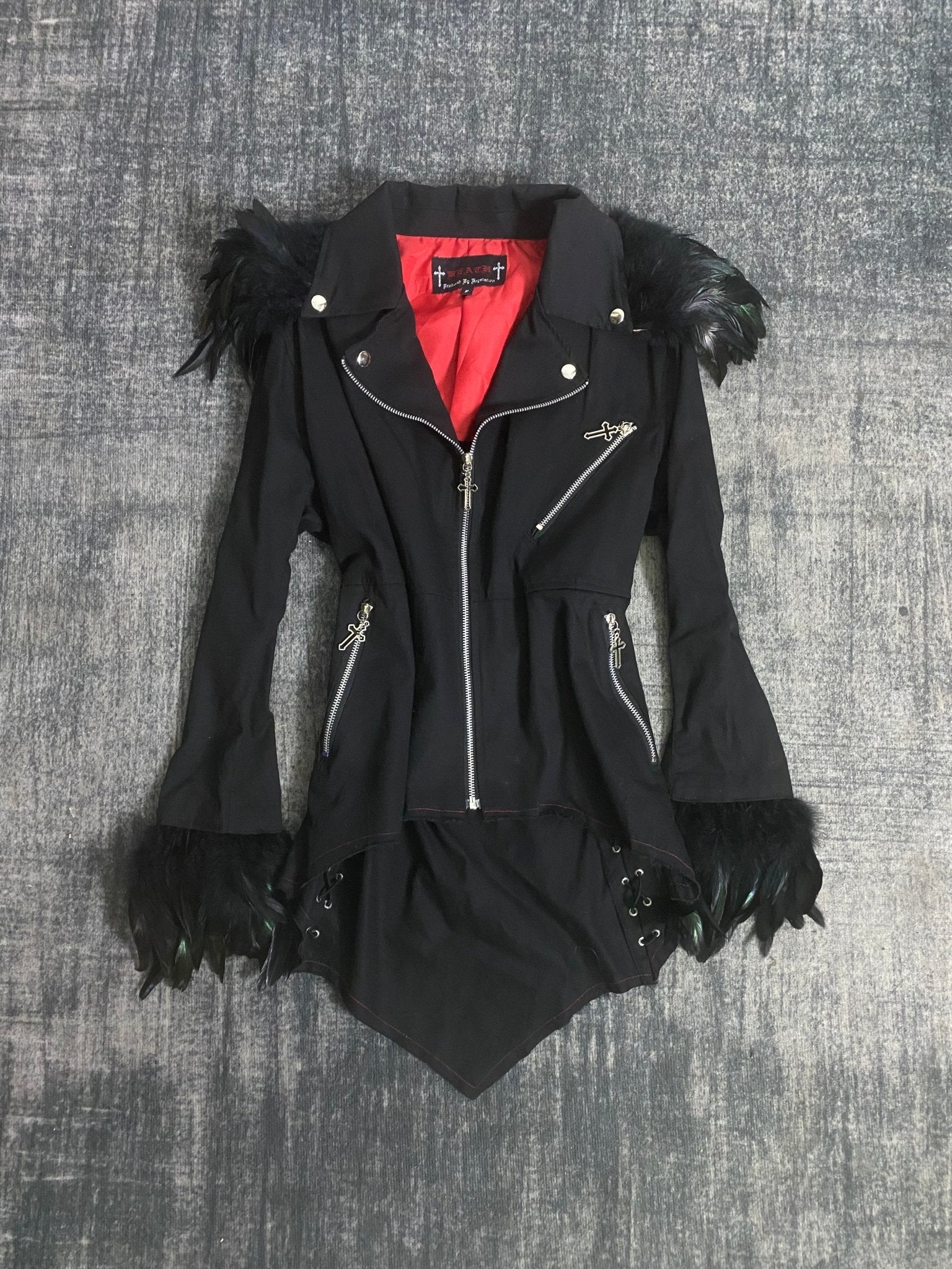 B2V - DEATH - NOTE JACKET༒ vintage streetwear thrift y2k clothing by B2V_BAD2WEAR