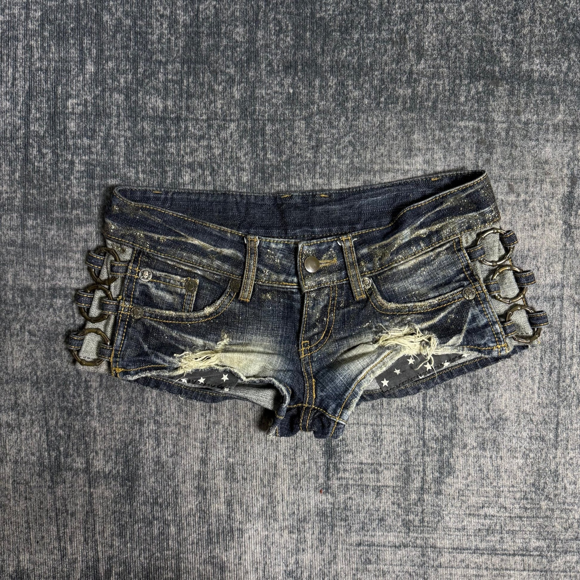 B2V - DIA SHORT༒ vintage streetwear thrift y2k clothing by B2V_BAD2WEAR