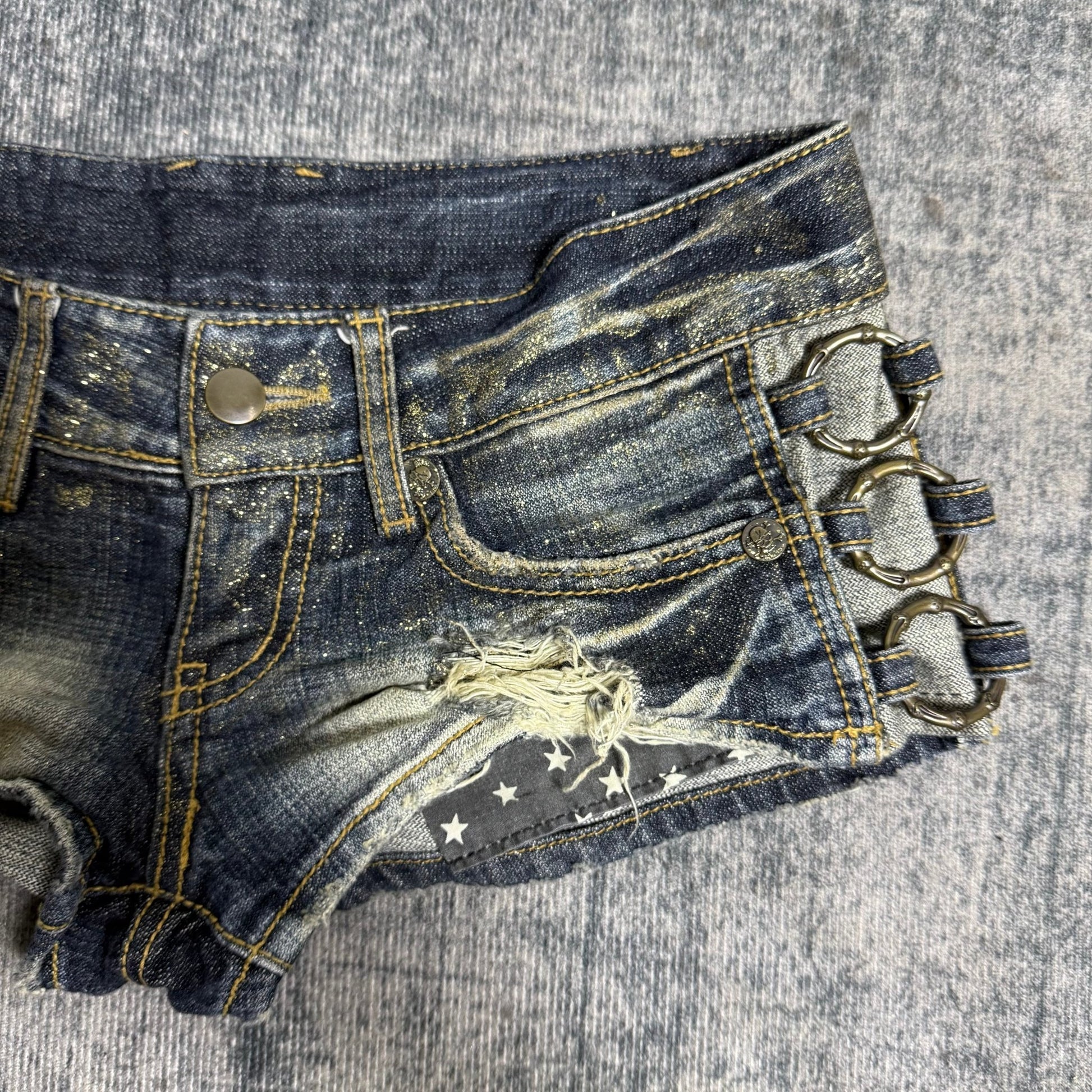 B2V - DIA SHORT༒ vintage streetwear thrift y2k clothing by B2V_BAD2WEAR