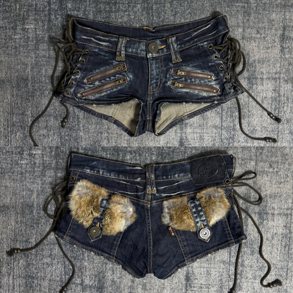 B2V - DIA SHORT༒ vintage streetwear thrift y2k clothing by B2V_BAD2WEAR