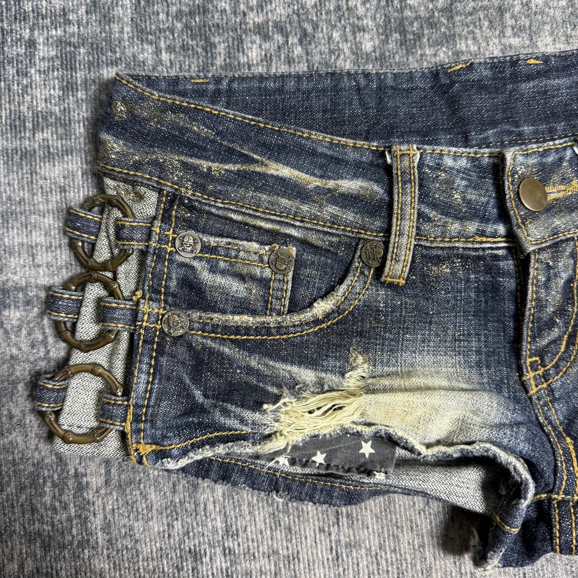 B2V - DIA SHORT༒ vintage streetwear thrift y2k clothing by B2V_BAD2WEAR