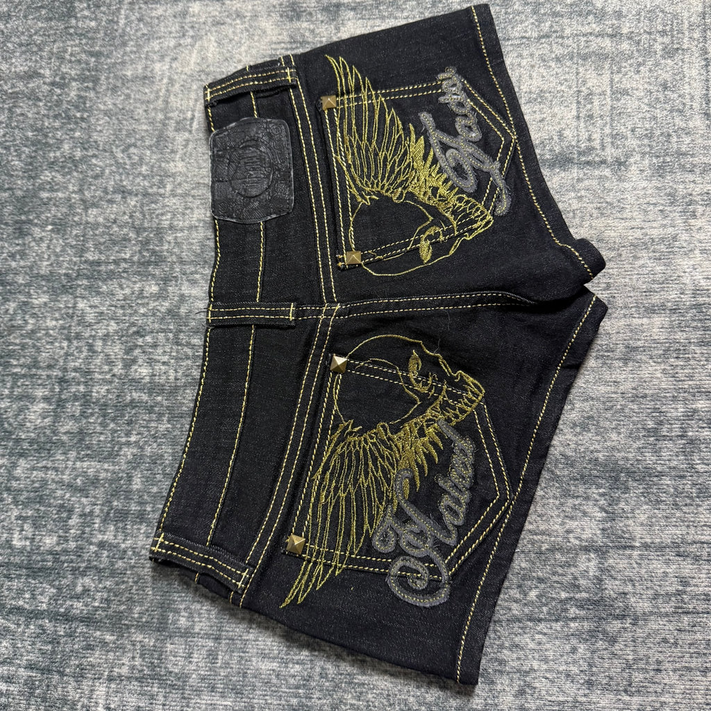 B2V - DIA SHORT༒ vintage streetwear thrift y2k clothing by B2V_BAD2WEAR