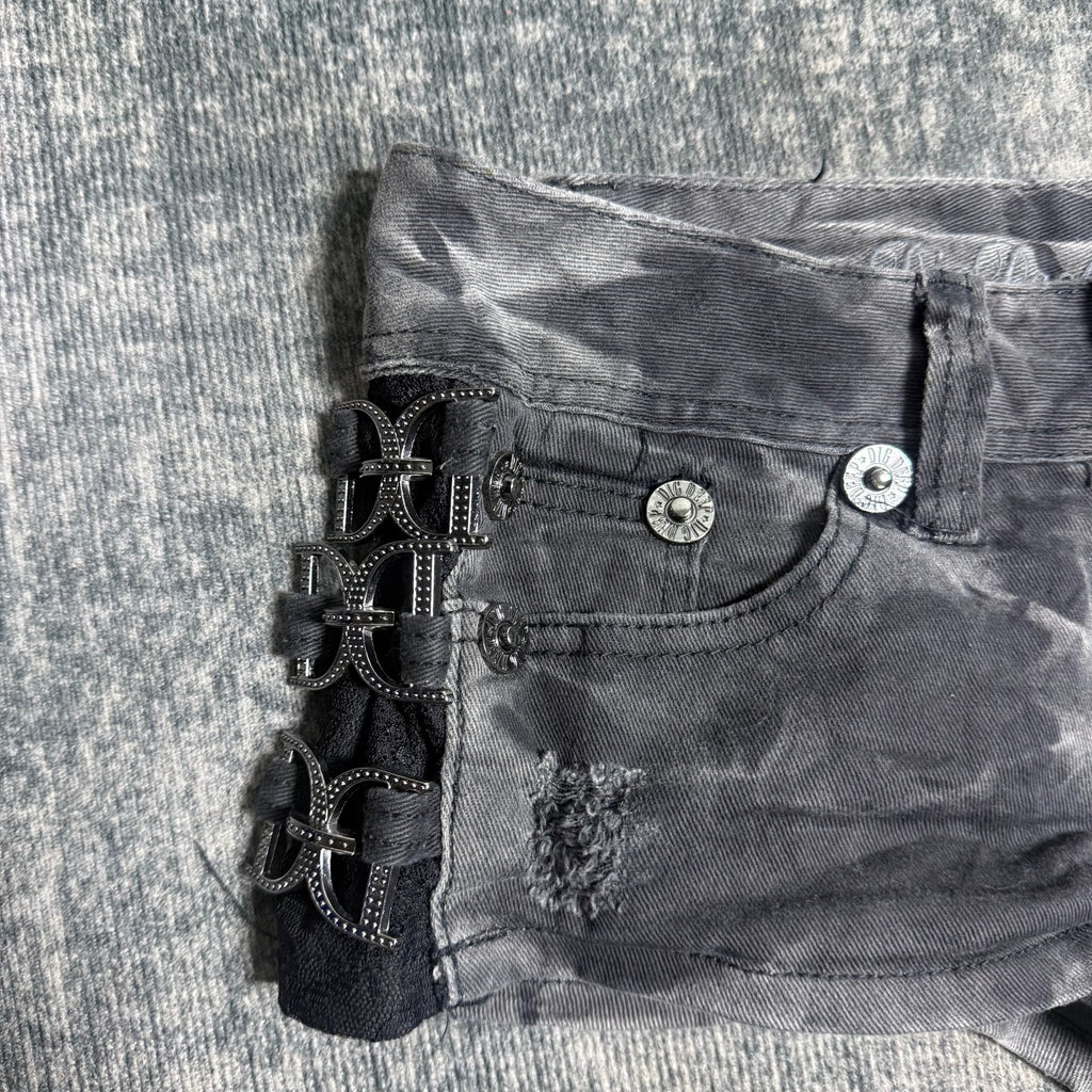 B2V - DIG DEEP SHORT༒ vintage streetwear thrift y2k clothing by B2V_BAD2WEAR