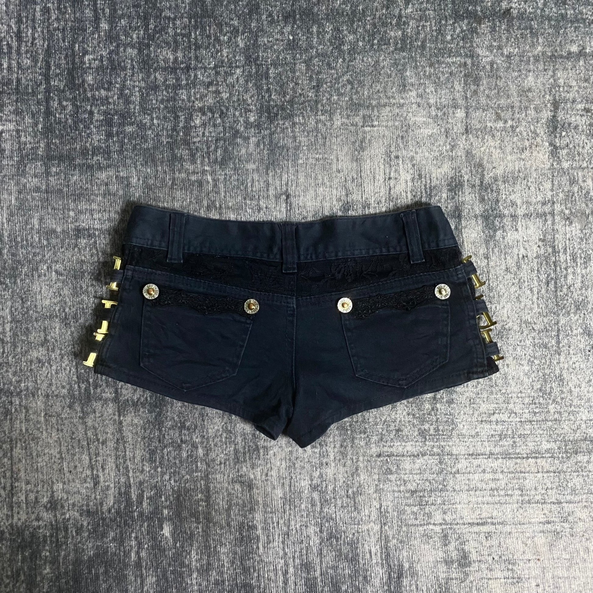 B2V - DIG DEEP SHORT༒ vintage streetwear thrift y2k clothing by B2V_BAD2WEAR