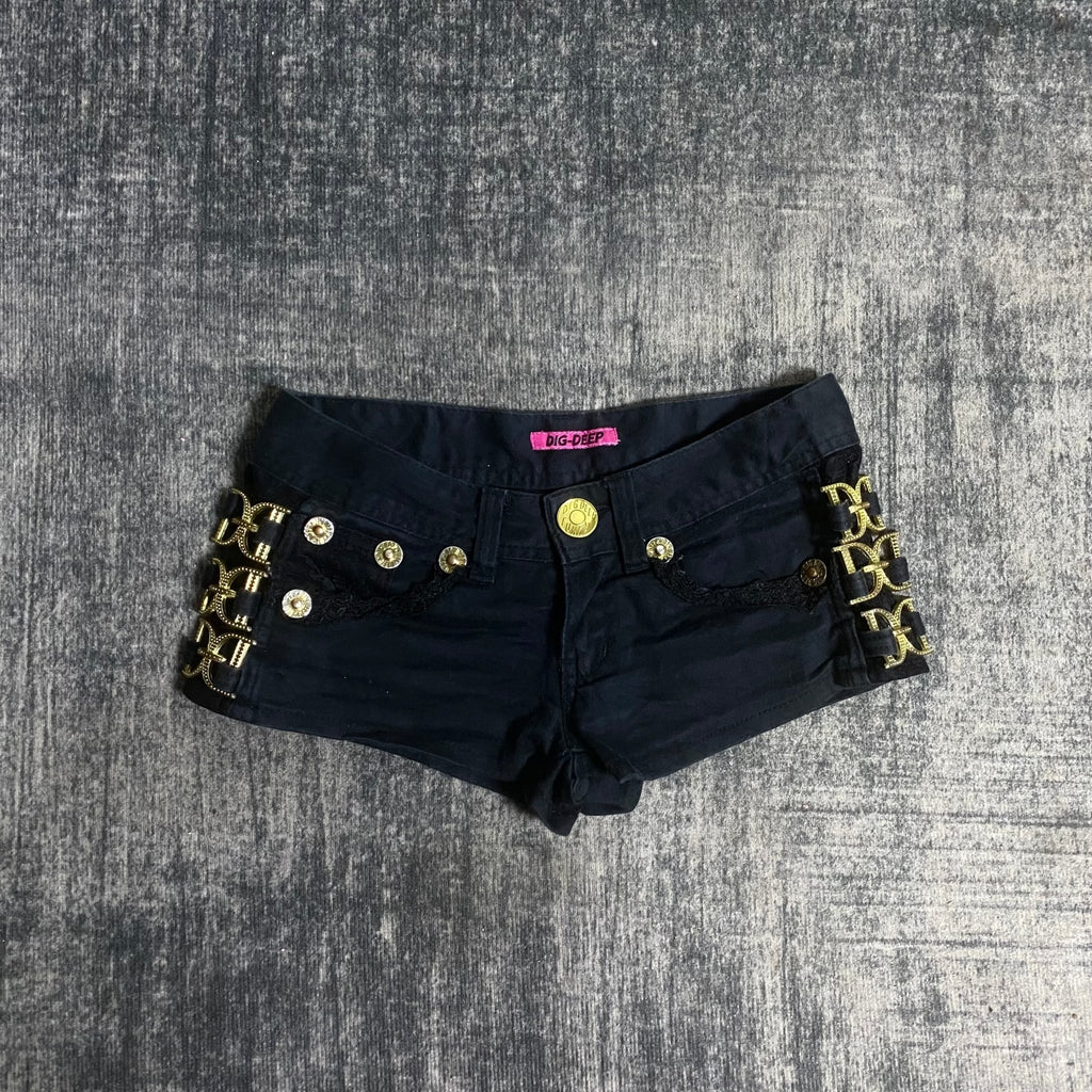 B2V - DIG DEEP SHORT༒ vintage streetwear thrift y2k clothing by B2V_BAD2WEAR
