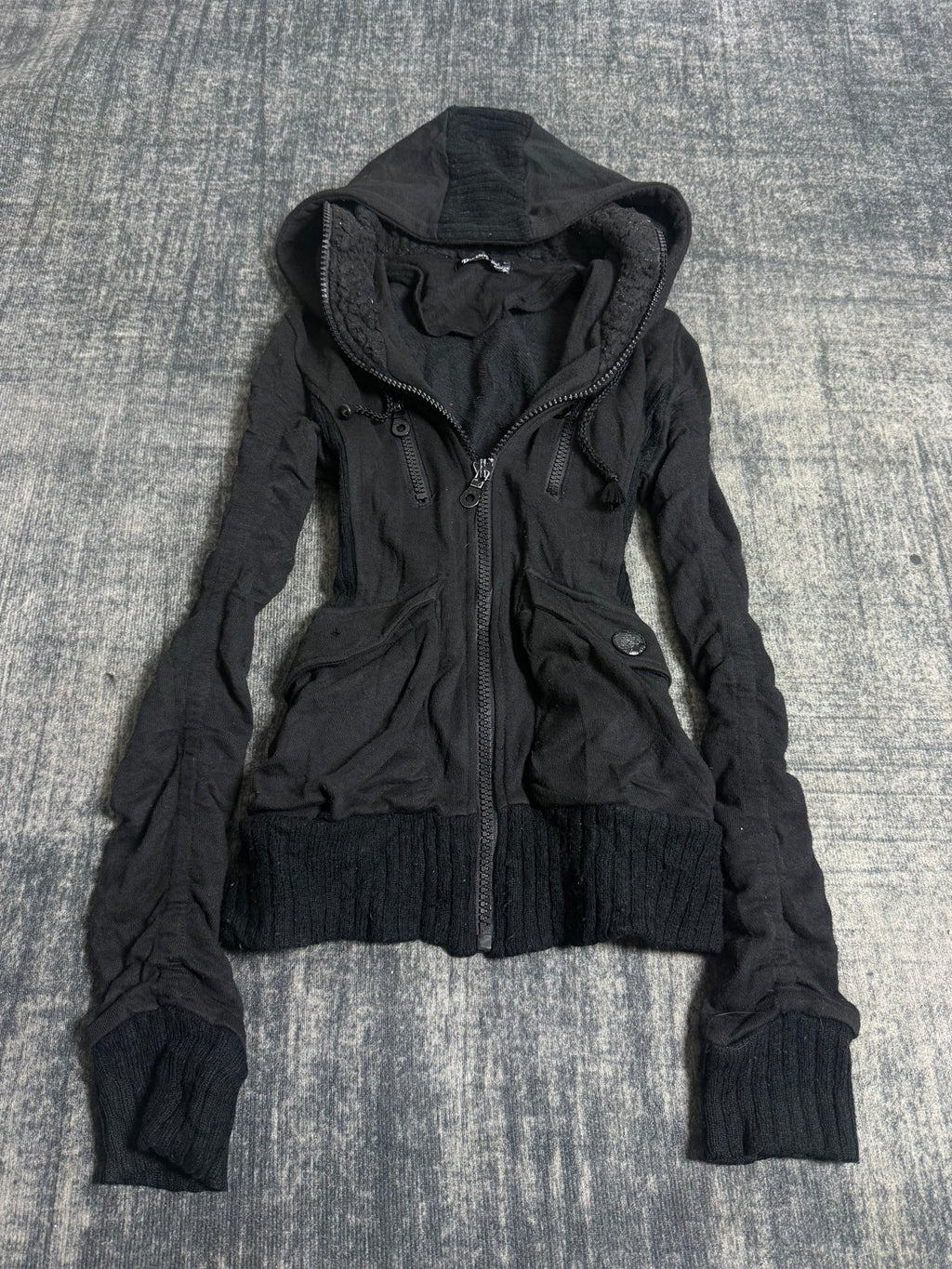 B2V - DIG DEEP ZIP UPJACKET༒hold by Senua vintage streetwear thrift y2k clothing by B2V_BAD2WEAR