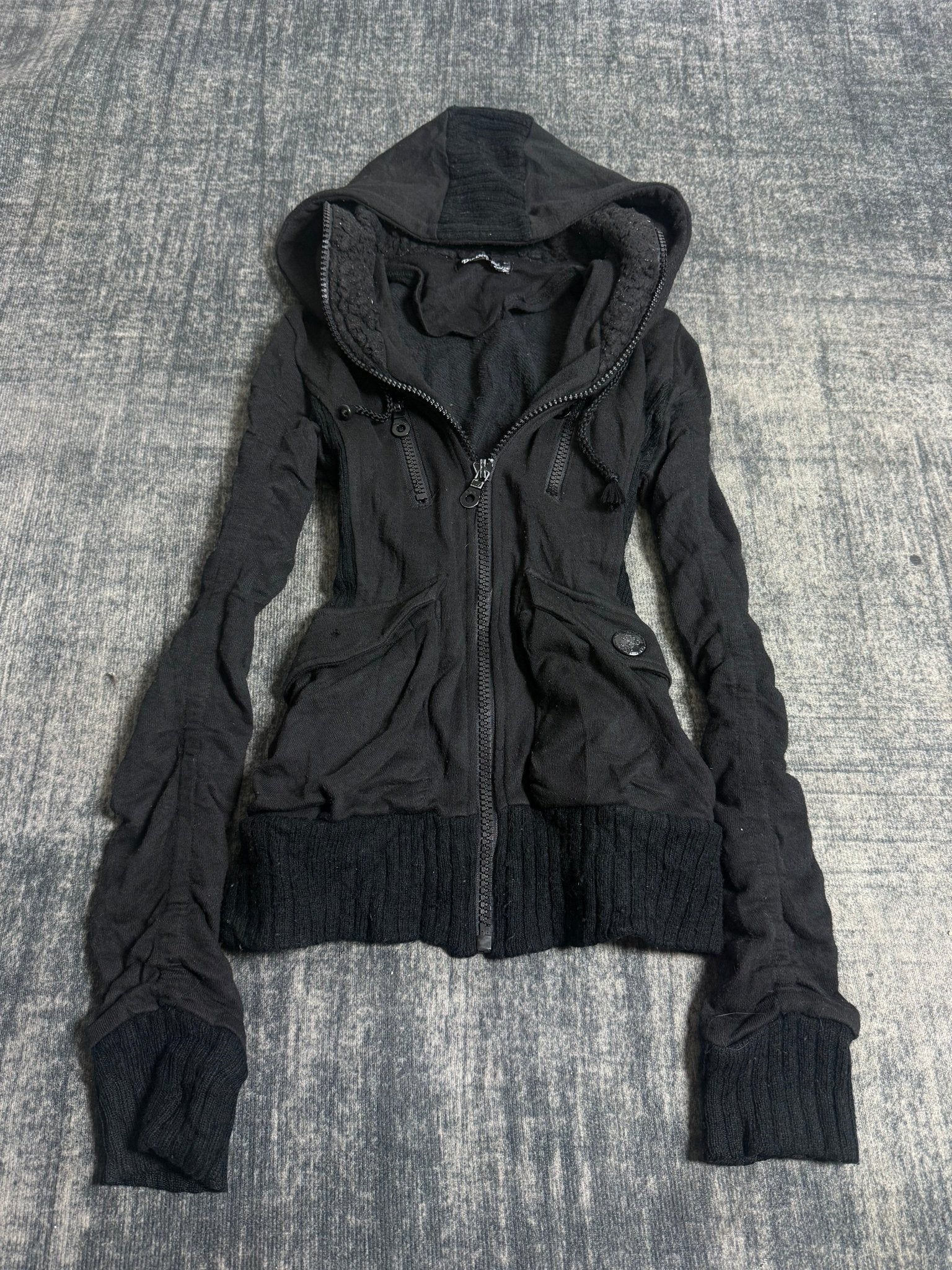 B2V - DIG DEEP ZIP UPJACKET༒hold by Senua vintage streetwear thrift y2k clothing by B2V_BAD2WEAR