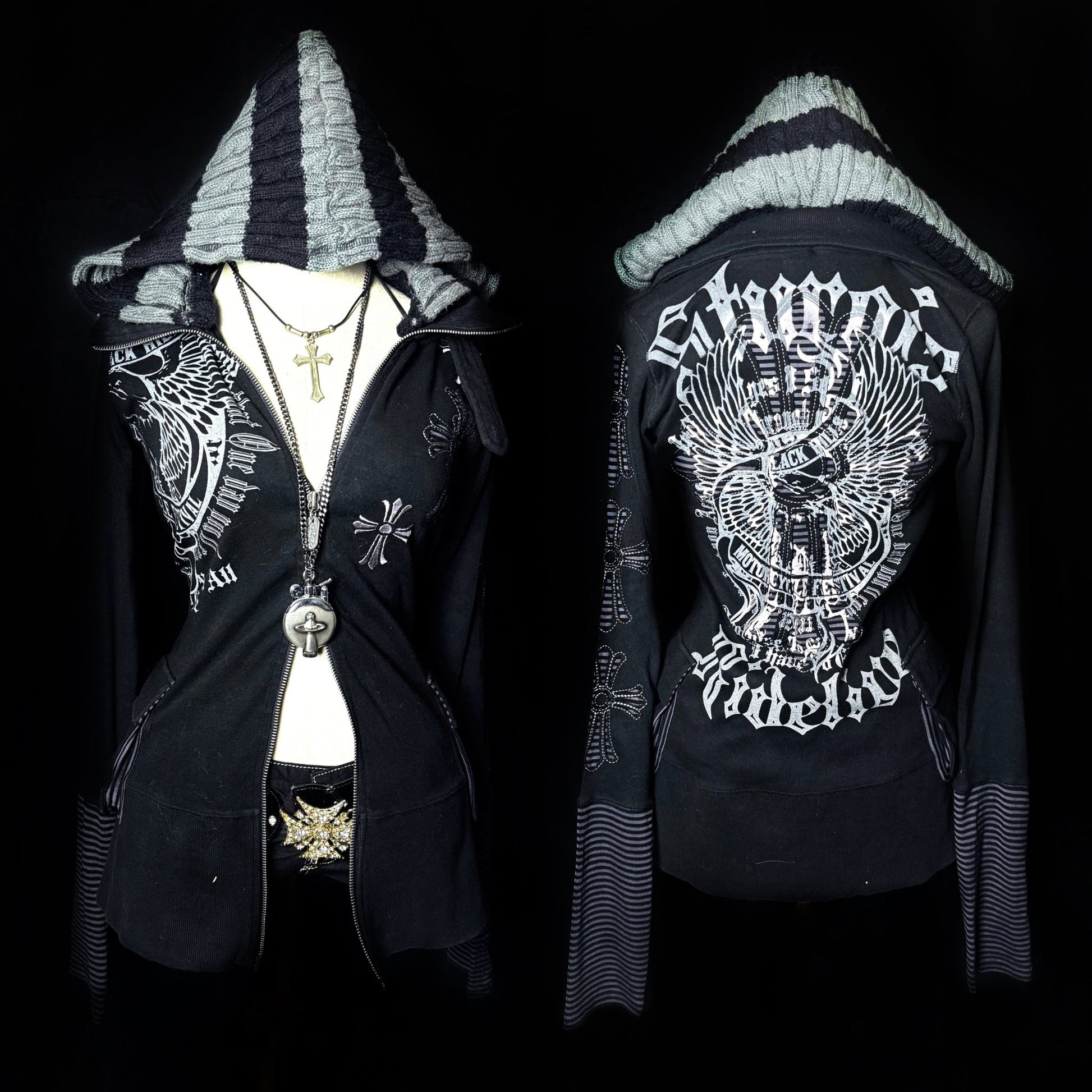 B2V - DURER HOODIE(2)༒ *RARE * vintage streetwear thrift y2k clothing by B2V_BAD2WEAR