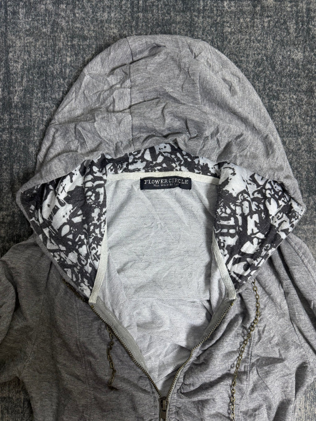 B2V - FLOWER HOODIE༒ vintage streetwear thrift y2k clothing by B2V_BAD2WEAR