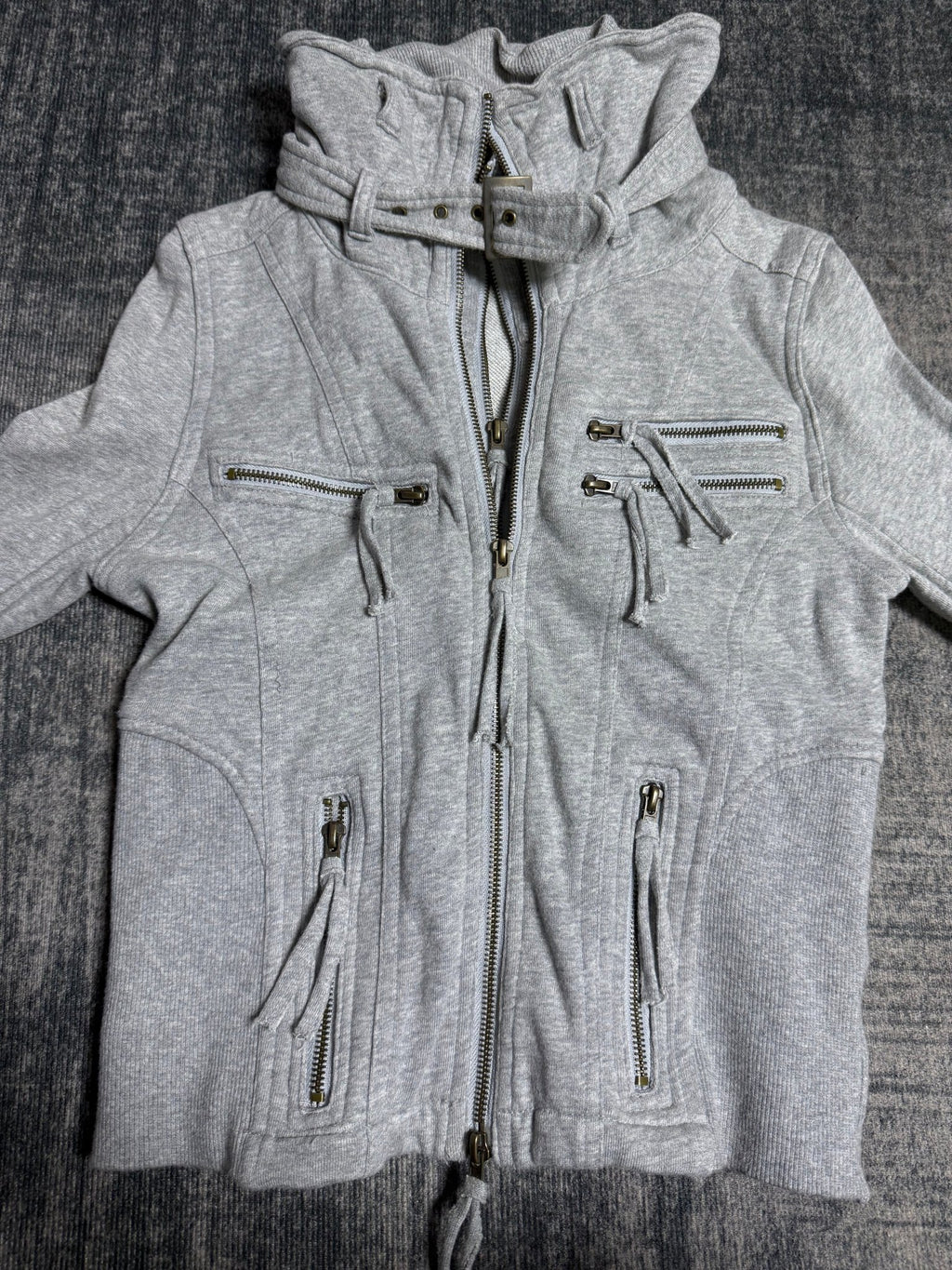 B2V - GHOST OF HARLEM 4ZIPPER JACKET༒ *RaRE* vintage streetwear thrift y2k clothing by B2V_BAD2WEAR