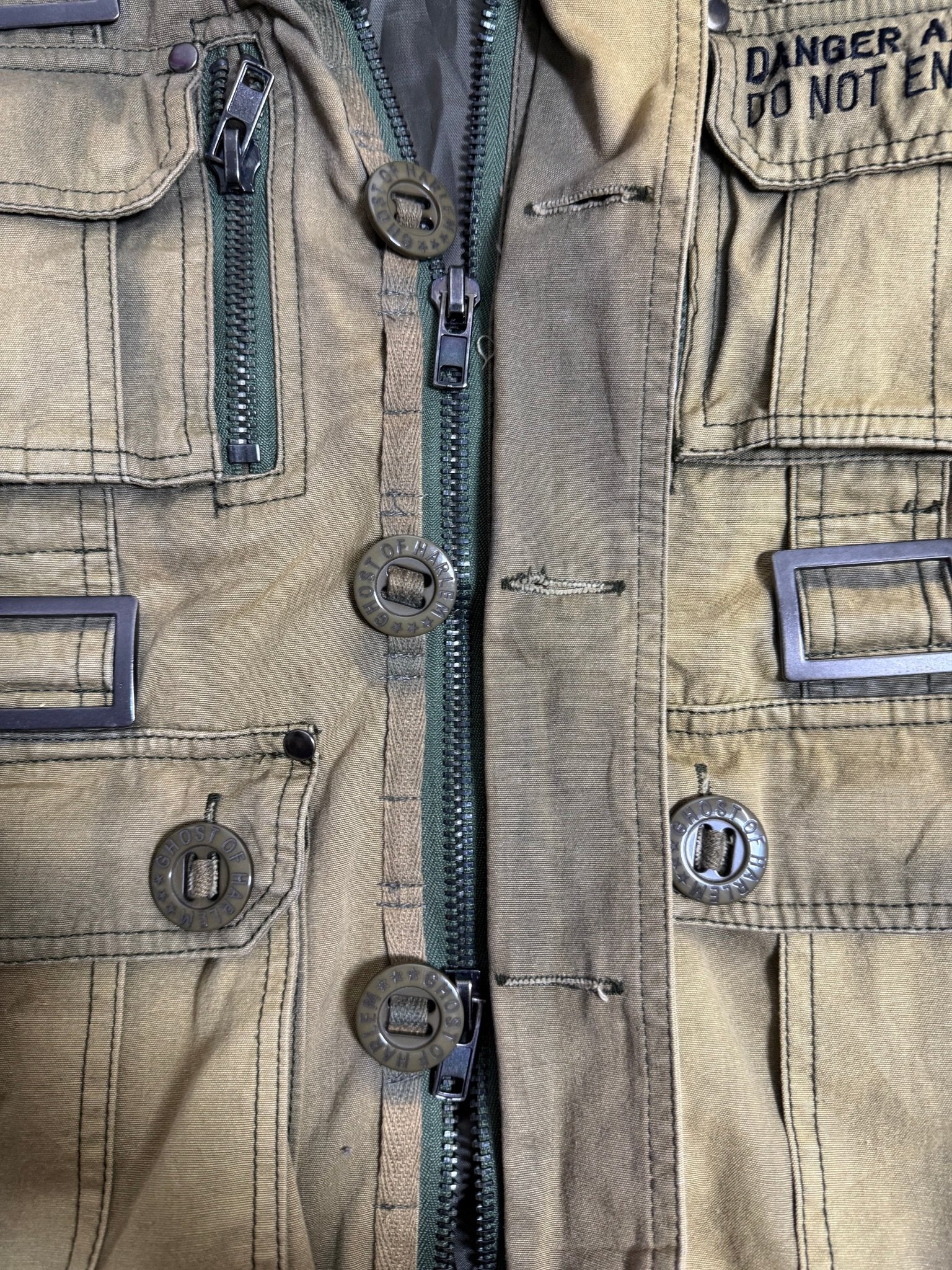 B2V - GHOST OF HARLEM JACKET༒ *RARE* vintage streetwear thrift y2k clothing by B2V_BAD2WEAR