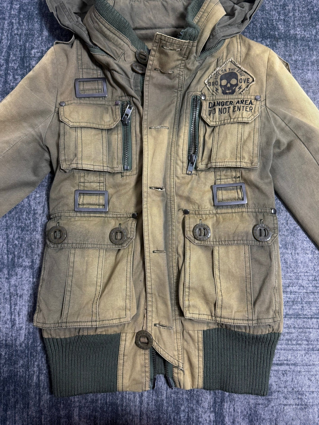 B2V - GHOST OF HARLEM JACKET༒ *RARE* vintage streetwear thrift y2k clothing by B2V_BAD2WEAR