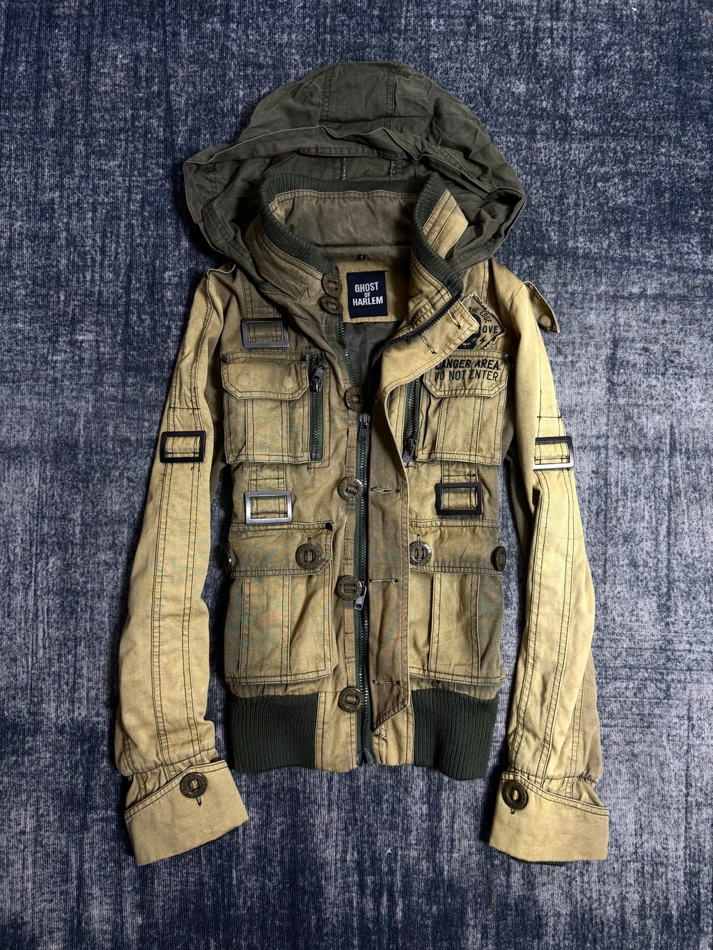 B2V - GHOST OF HARLEM JACKET༒ *RARE* vintage streetwear thrift y2k clothing by B2V_BAD2WEAR