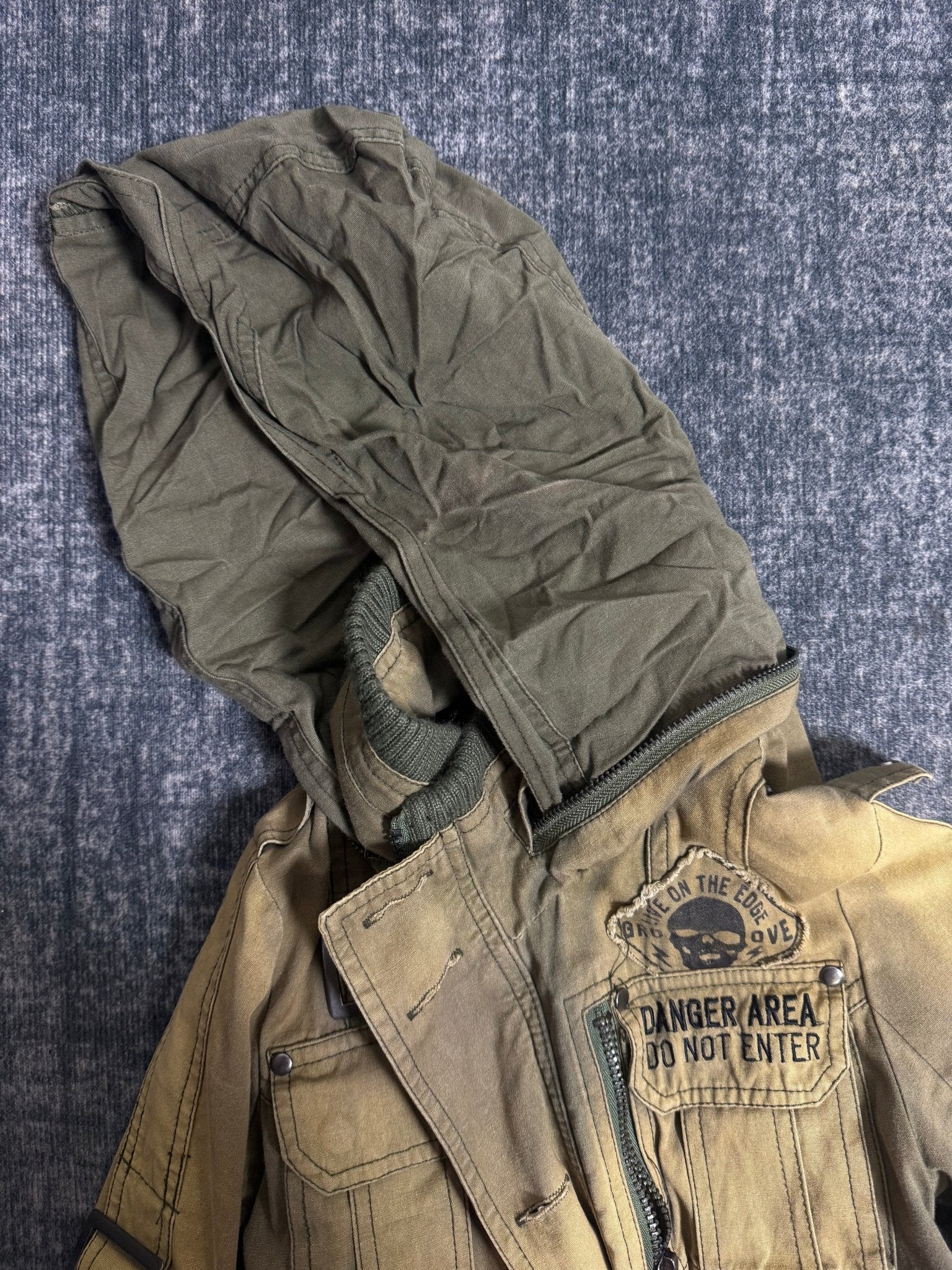 B2V - GHOST OF HARLEM JACKET༒ *RARE* vintage streetwear thrift y2k clothing by B2V_BAD2WEAR