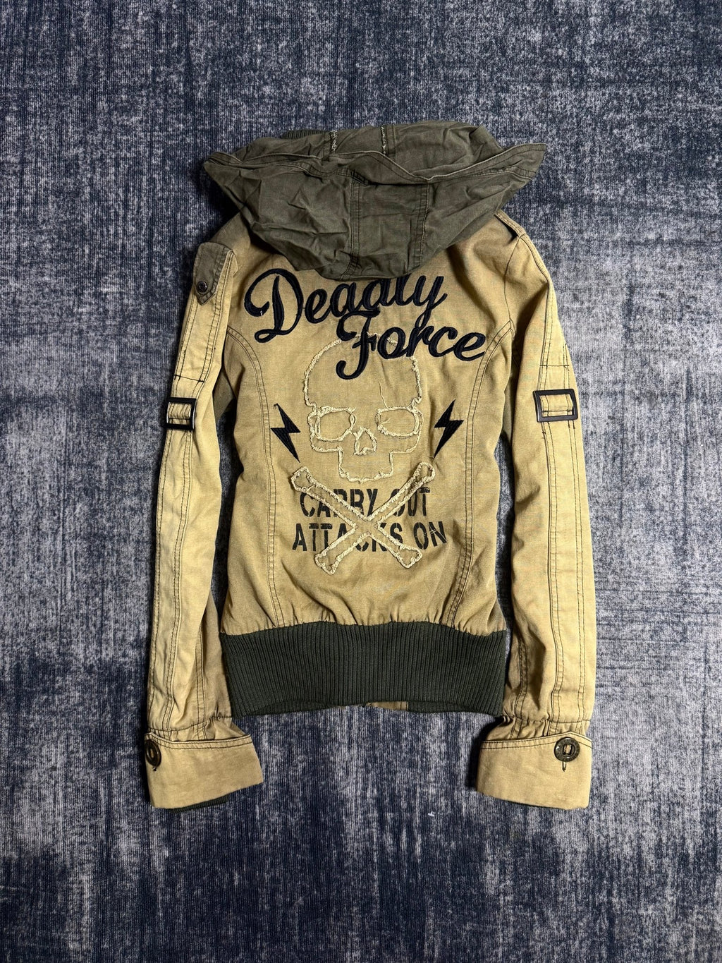 B2V - GHOST OF HARLEM JACKET༒ *RARE* vintage streetwear thrift y2k clothing by B2V_BAD2WEAR