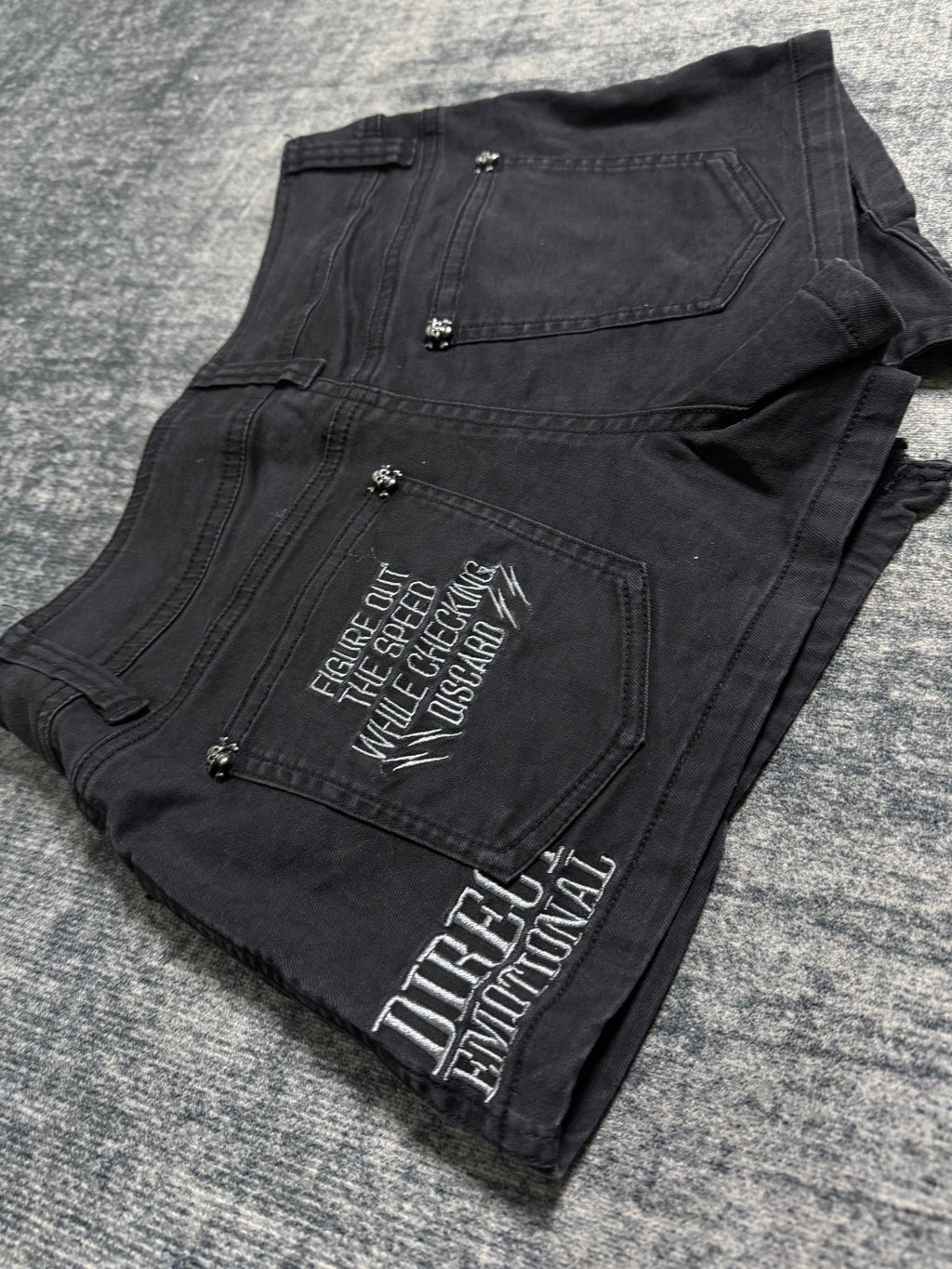 B2V - GHOST OF HARLEM SHORT༒ vintage streetwear thrift y2k clothing by B2V_BAD2WEAR
