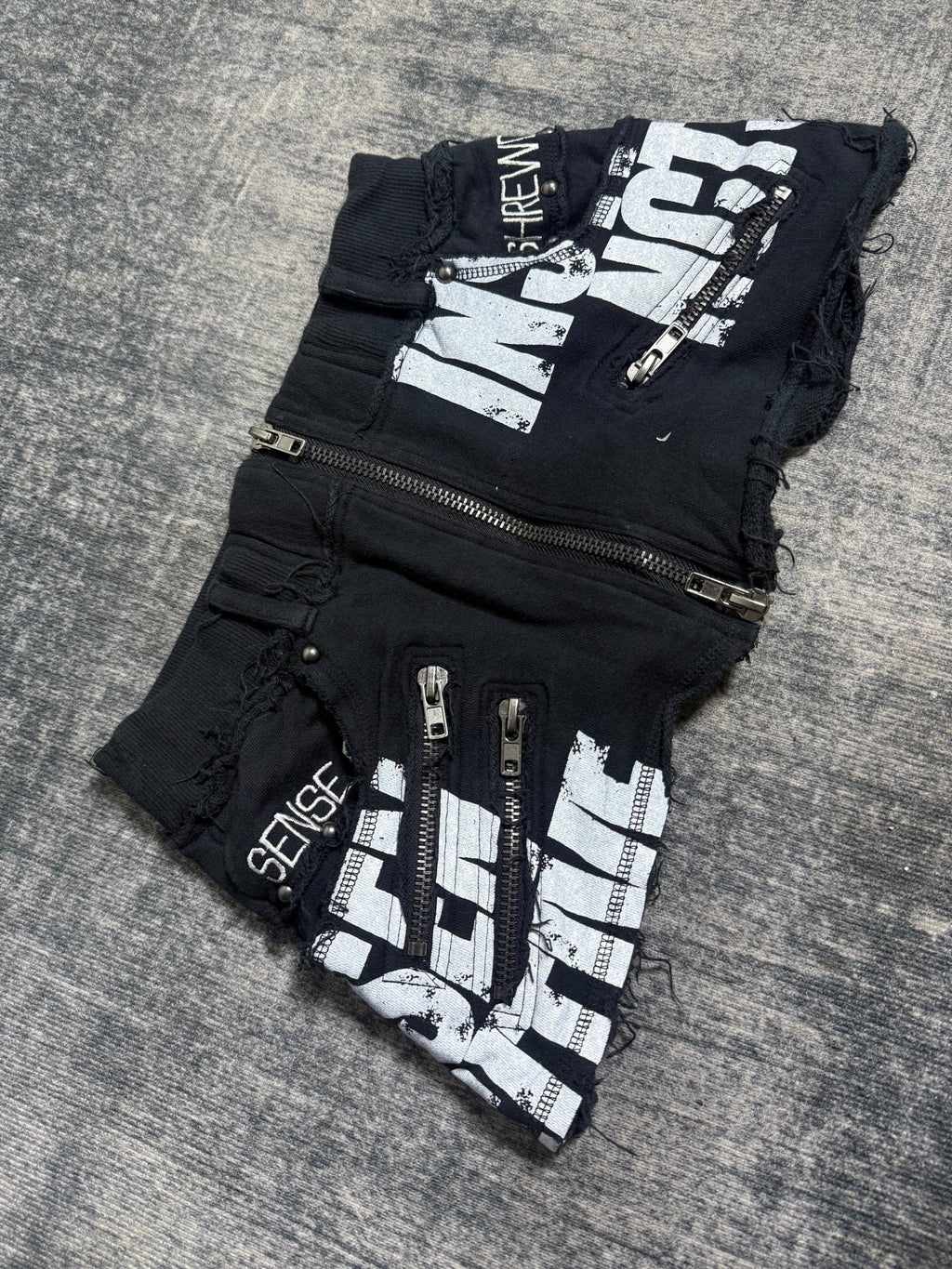 B2V - GHOST OF HARLEM SHORT༒ vintage streetwear thrift y2k clothing by B2V_BAD2WEAR