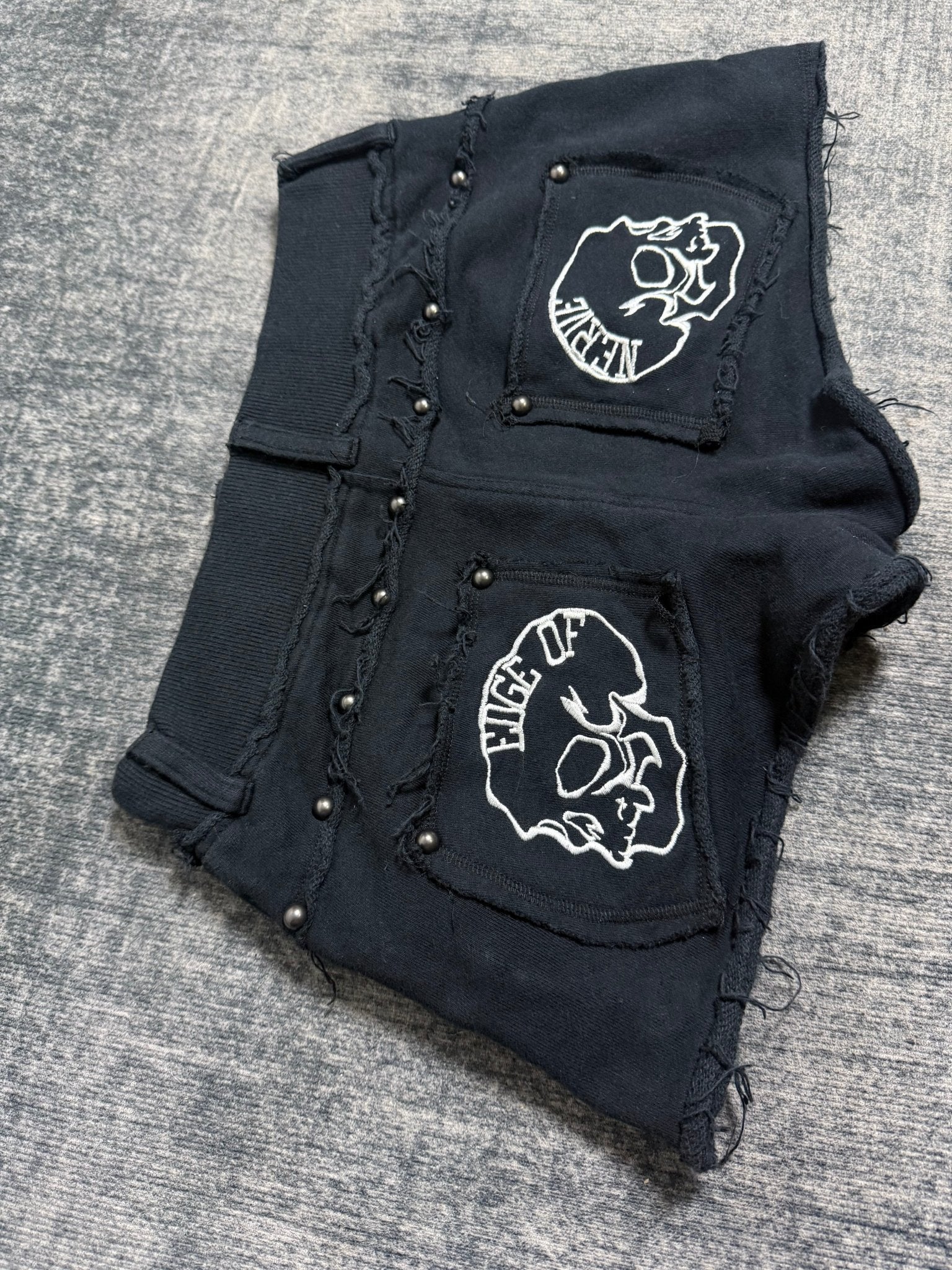 B2V - GHOST OF HARLEM SHORT༒ vintage streetwear thrift y2k clothing by B2V_BAD2WEAR
