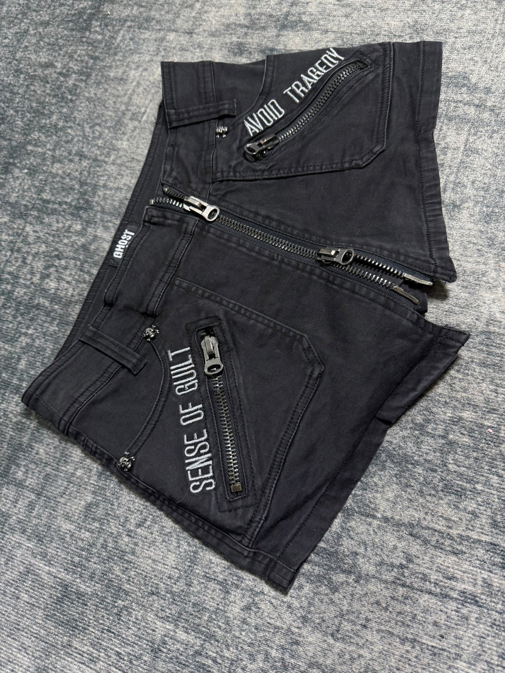 B2V - GHOST OF HARLEM SHORT༒ vintage streetwear thrift y2k clothing by B2V_BAD2WEAR