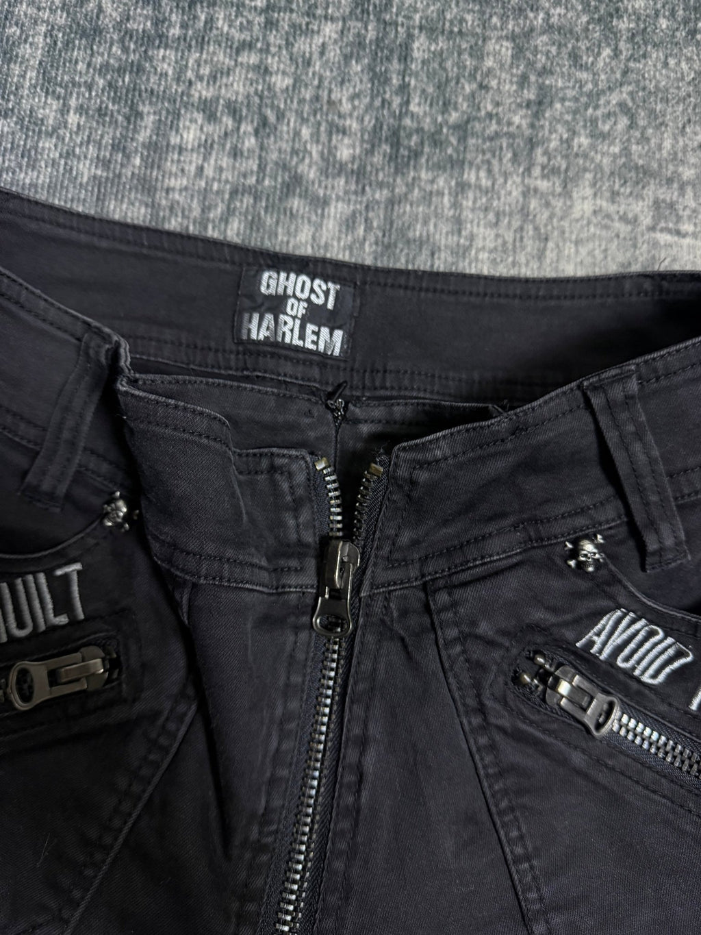 B2V - GHOST OF HARLEM SHORT༒ vintage streetwear thrift y2k clothing by B2V_BAD2WEAR