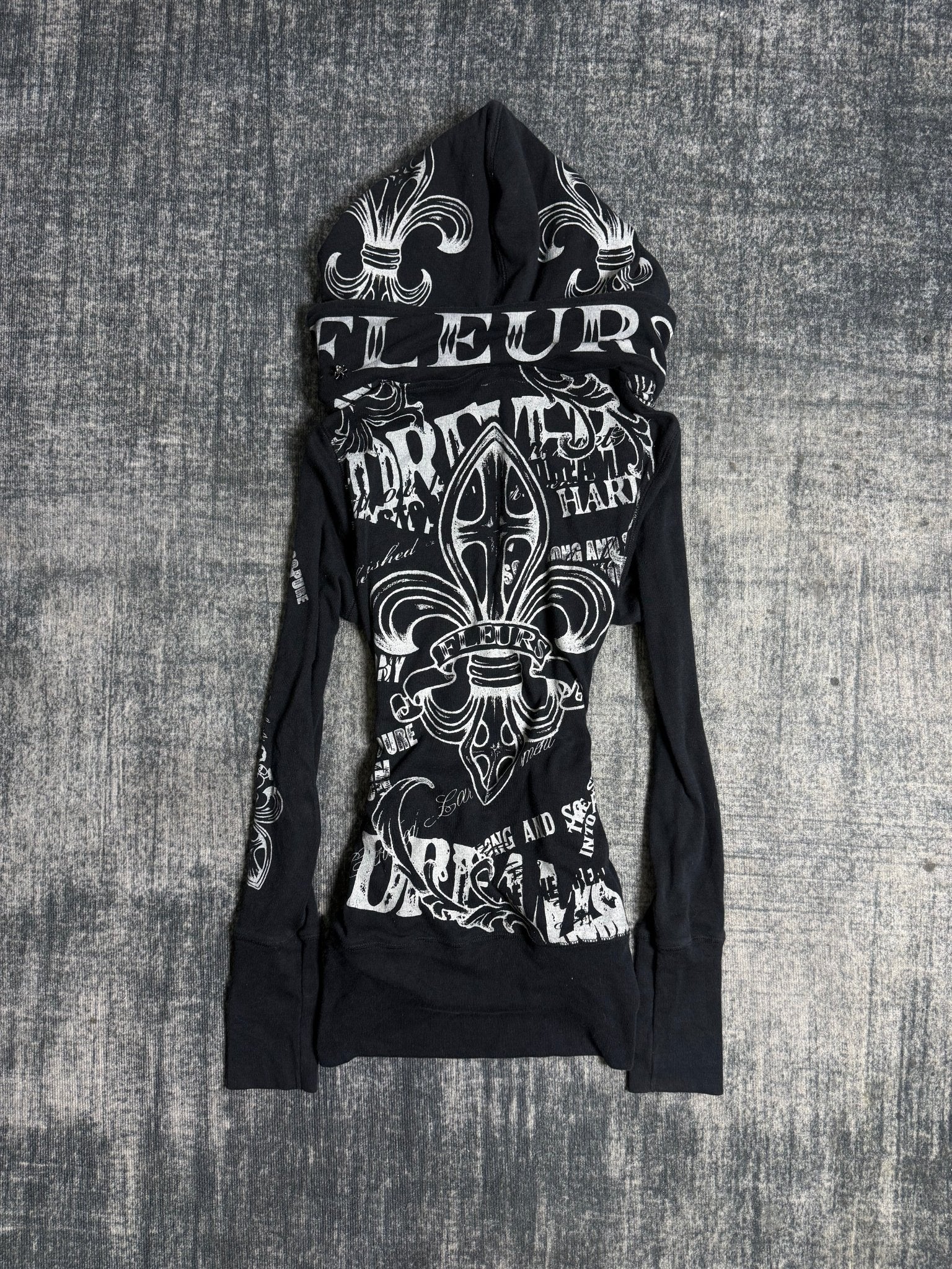 B2V - GLITZ HOODIE༒ *RARE*Sold to membership vintage streetwear thrift y2k clothing by B2V_BAD2WEAR