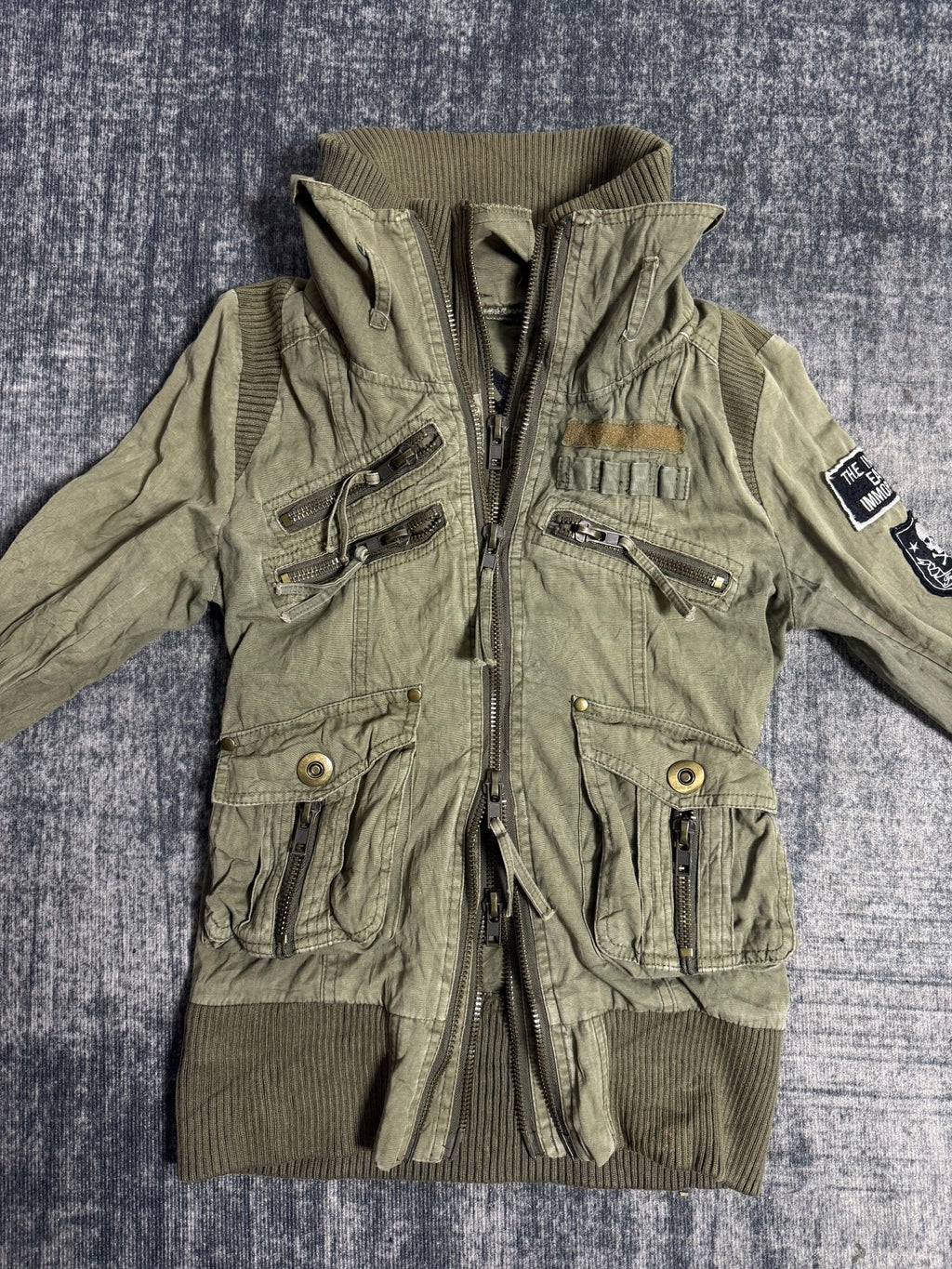 B2V - HAVEN SND EARTH 4ZIPPER JACKET ༒ *Rare. * vintage streetwear thrift y2k clothing by B2V_BAD2WEAR