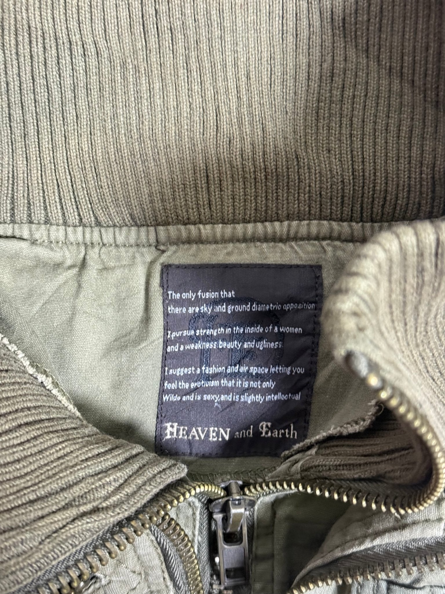 B2V - HAVEN SND EARTH 4ZIPPER JACKET ༒ *Rare. * vintage streetwear thrift y2k clothing by B2V_BAD2WEAR