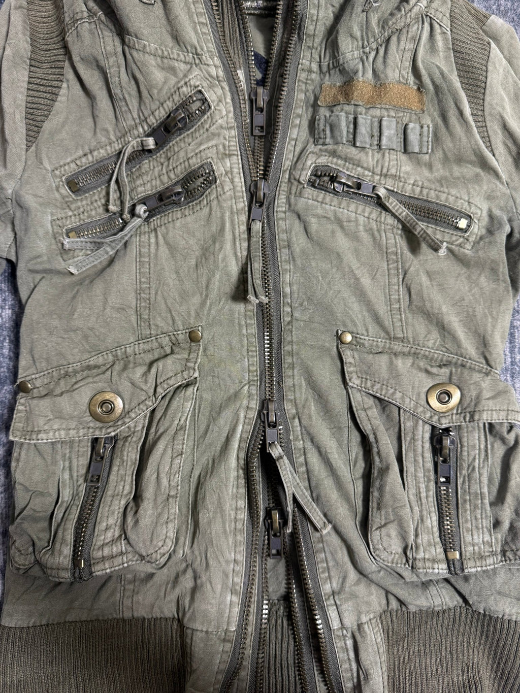 B2V - HAVEN SND EARTH 4ZIPPER JACKET ༒ *Rare. * vintage streetwear thrift y2k clothing by B2V_BAD2WEAR