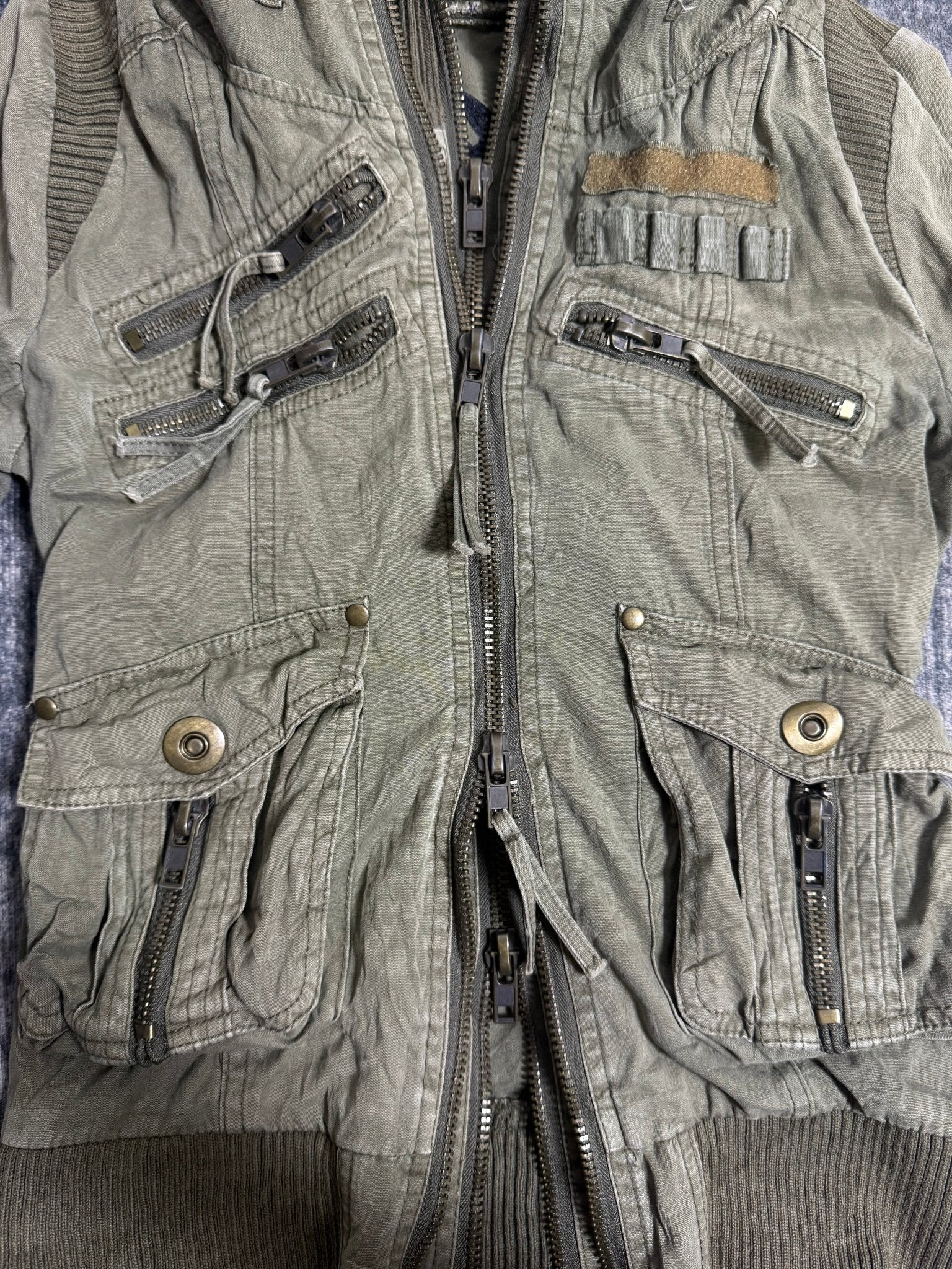 B2V - HAVEN SND EARTH 4ZIPPER JACKET ༒ *Rare. * vintage streetwear thrift y2k clothing by B2V_BAD2WEAR