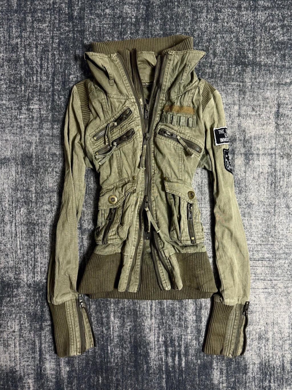 B2V - HAVEN SND EARTH 4ZIPPER JACKET ༒ *Rare. * vintage streetwear thrift y2k clothing by B2V_BAD2WEAR