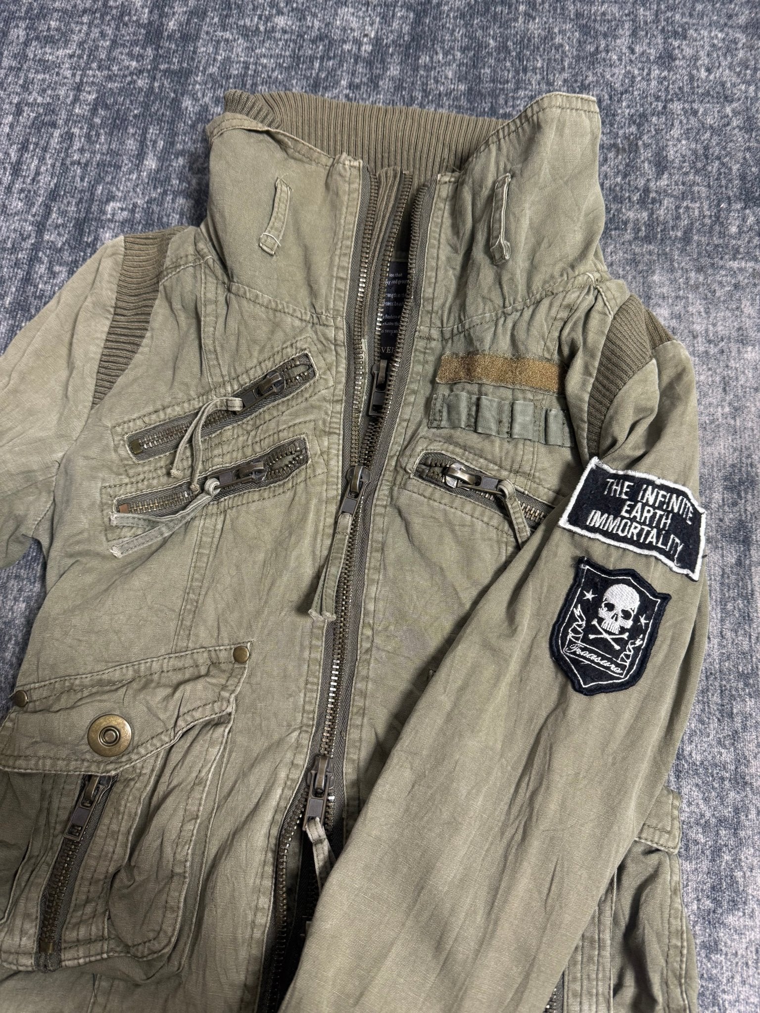 B2V - HAVEN SND EARTH 4ZIPPER JACKET ༒ *Rare. * vintage streetwear thrift y2k clothing by B2V_BAD2WEAR