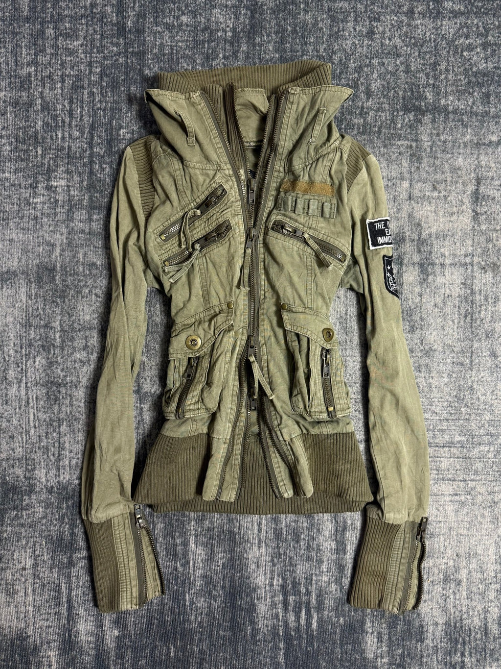 B2V - HAVEN SND EARTH 4ZIPPER JACKET ༒ *Rare. * vintage streetwear thrift y2k clothing by B2V_BAD2WEAR