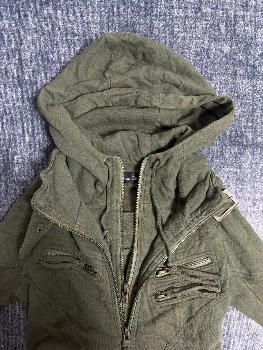 B2V - HEAVEN AND EARTH 4ZIPPER JACKET༒ *RARE* vintage streetwear thrift y2k clothing by B2V_BAD2WEAR
