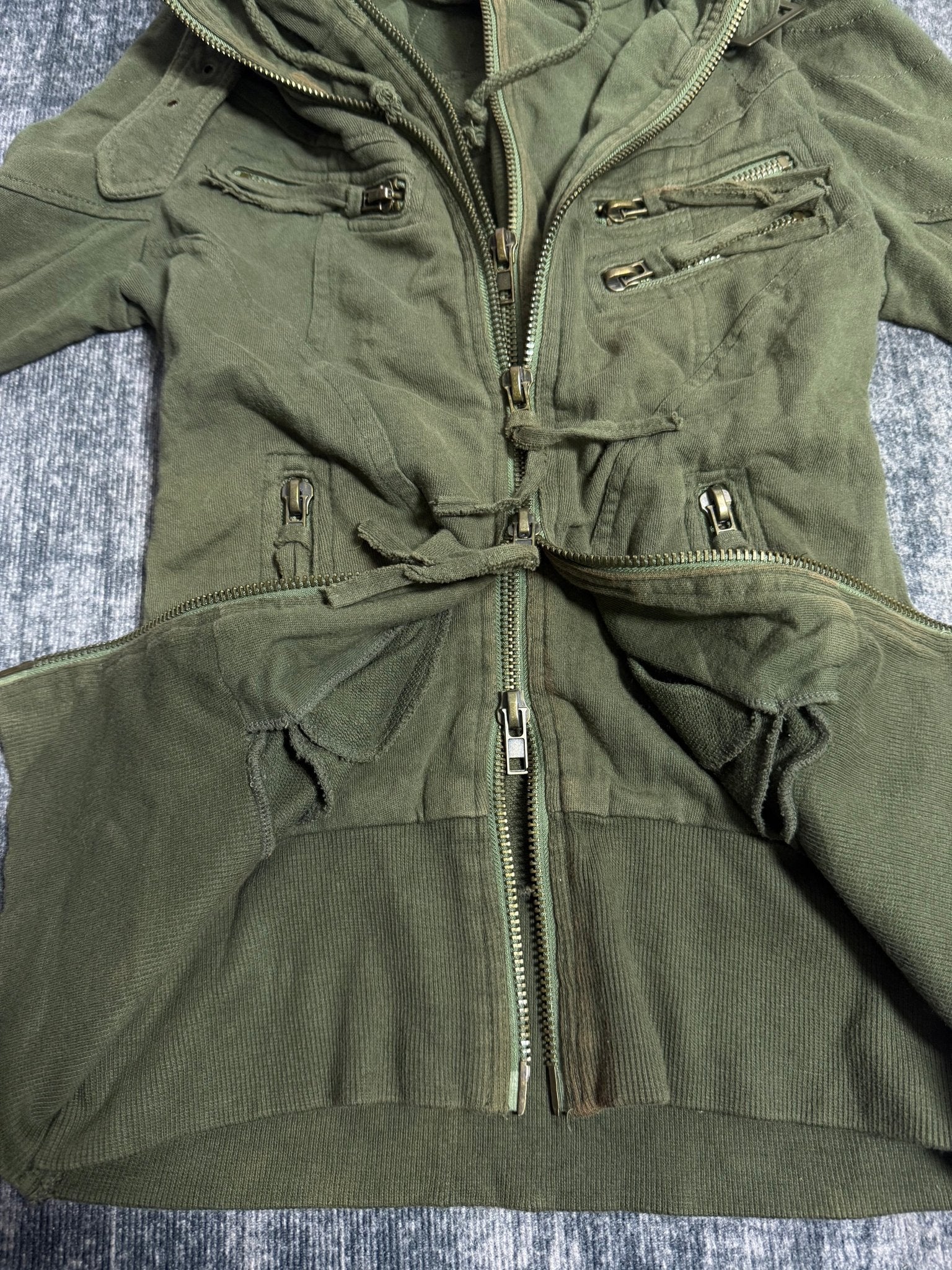B2V - HEAVEN AND EARTH 4ZIPPER JACKET༒ *RARE* vintage streetwear thrift y2k clothing by B2V_BAD2WEAR