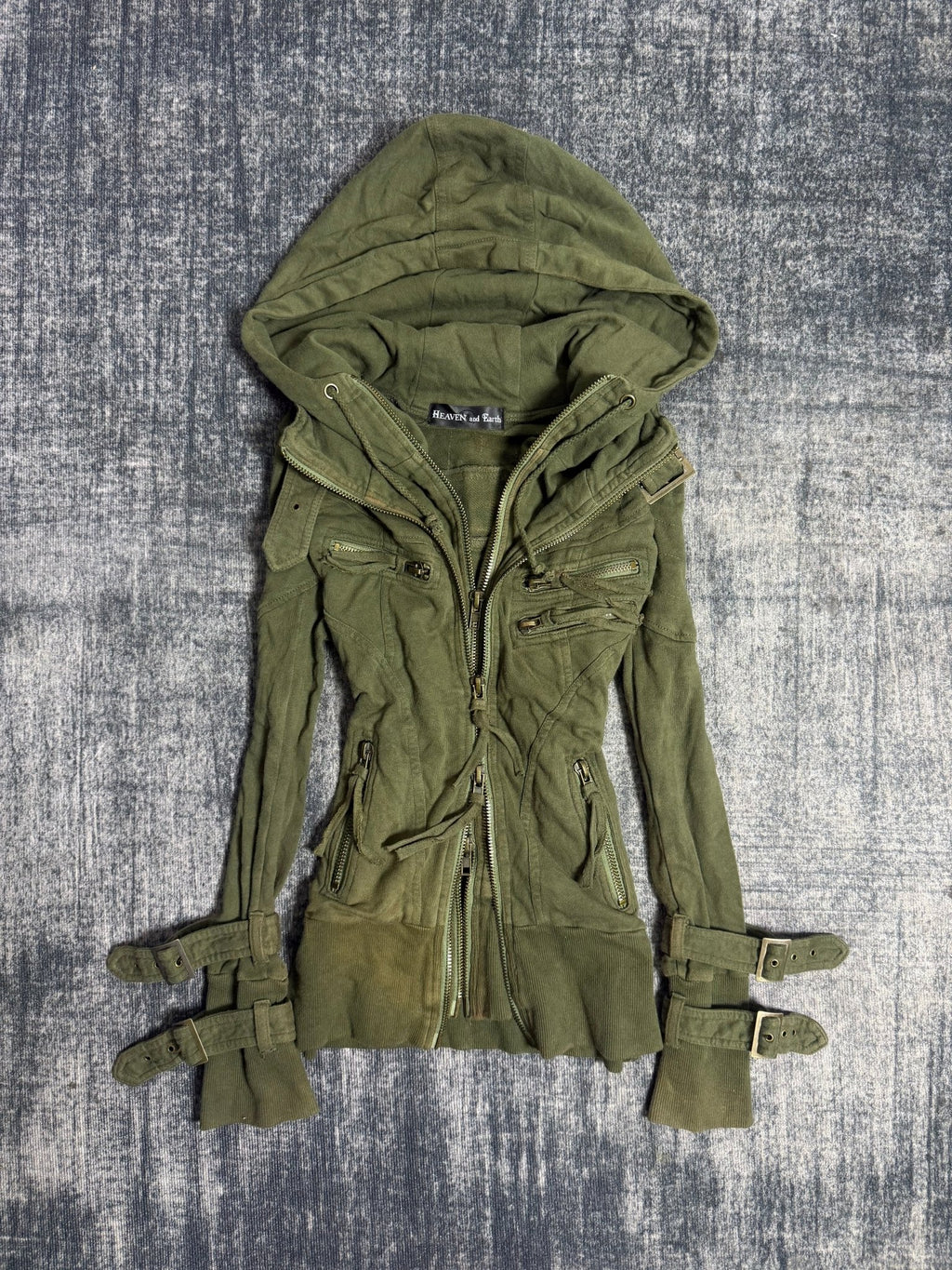 B2V - HEAVEN AND EARTH 4ZIPPER JACKET༒ *RARE* vintage streetwear thrift y2k clothing by B2V_BAD2WEAR