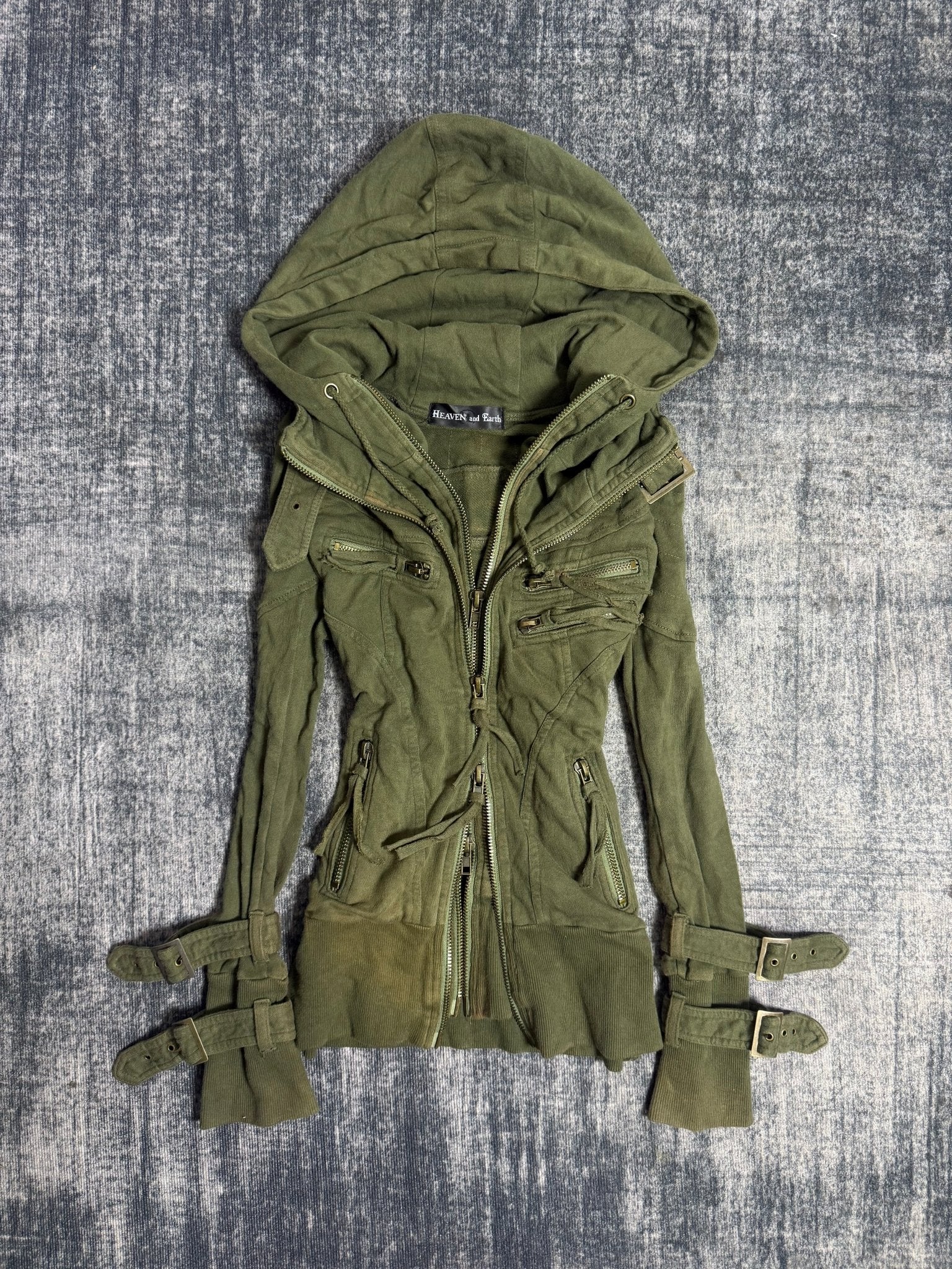B2V - HEAVEN AND EARTH 4ZIPPER JACKET༒ *RARE* vintage streetwear thrift y2k clothing by B2V_BAD2WEAR