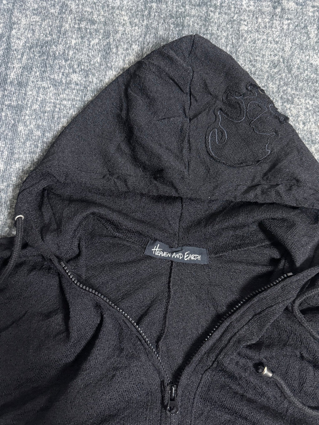 B2V - HEAVEN AND EARTH HOODIE༒sold to GEN3 Kira vintage streetwear thrift y2k clothing by B2V_BAD2WEAR