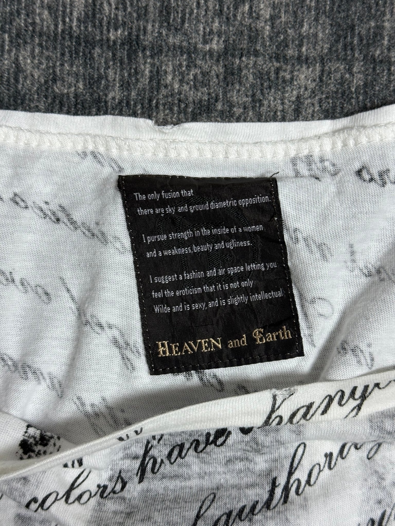 B2V - HEAVEN AND EARTH SHIRT༒ vintage streetwear thrift y2k clothing by B2V_BAD2WEAR