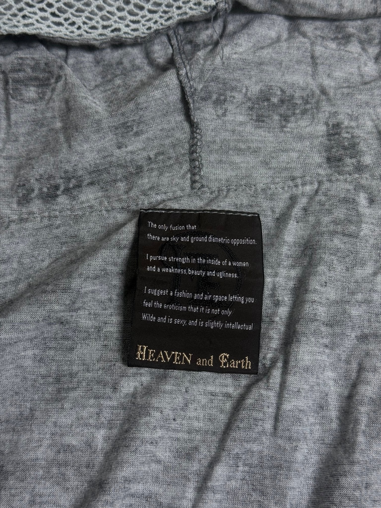 B2V - HEAVEN & EARTH SKULL HOODIE༒ vintage streetwear thrift y2k clothing by B2V_BAD2WEAR