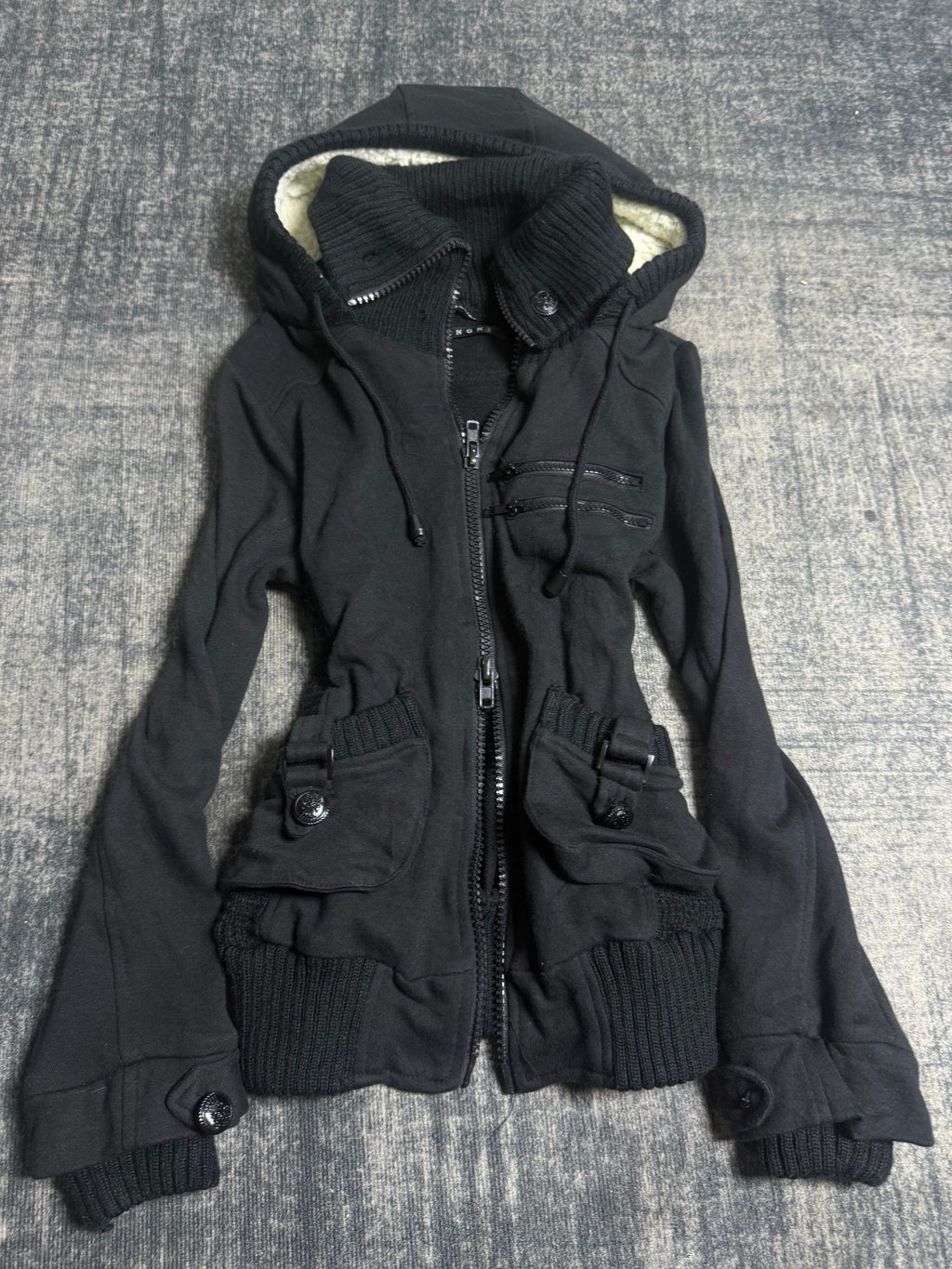 B2V - INGNI 2ZIP UP JACKET ༒ vintage streetwear thrift y2k clothing by B2V_BAD2WEAR