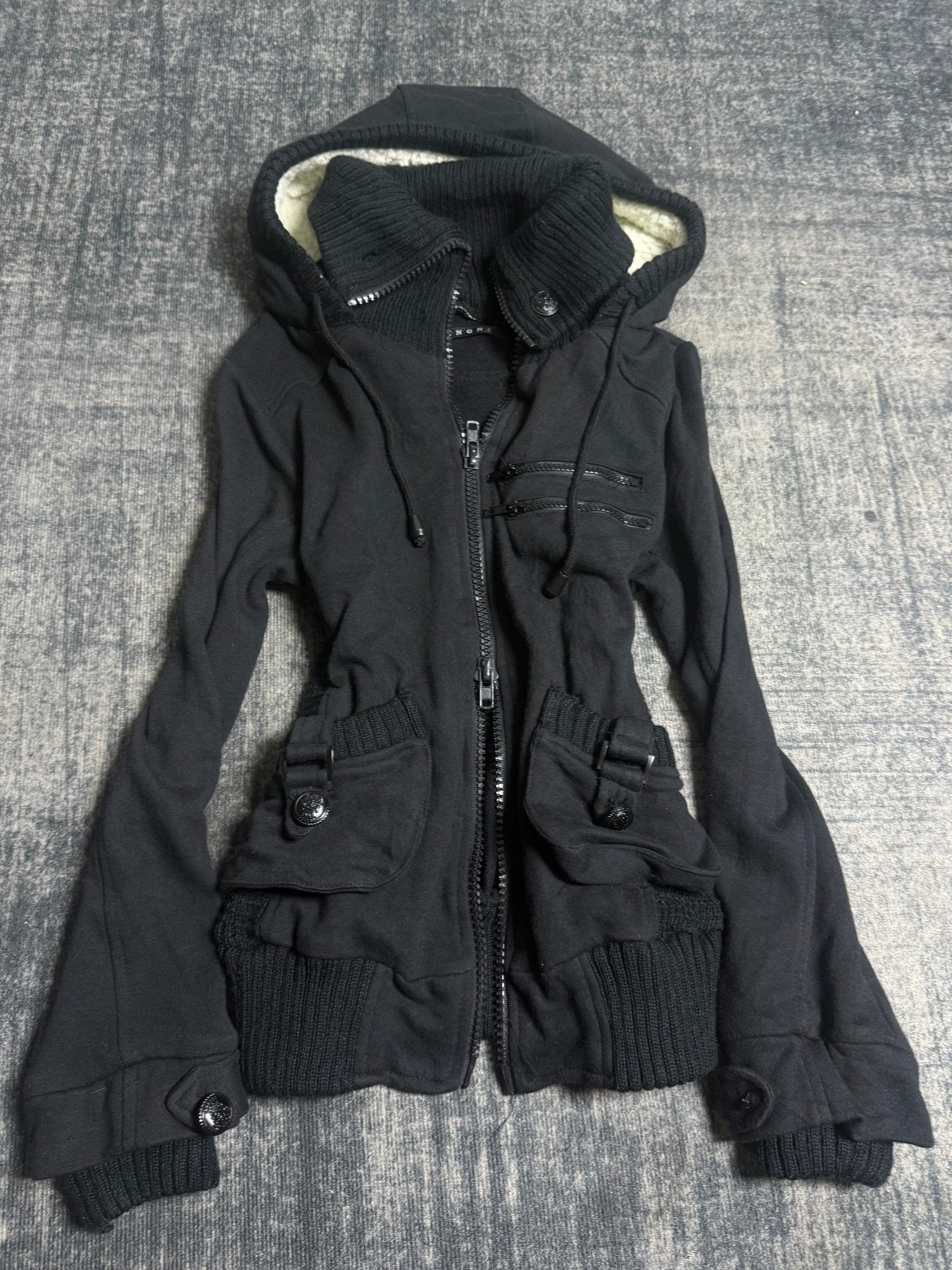 B2V - INGNI 2ZIP UP JACKET ༒ vintage streetwear thrift y2k clothing by B2V_BAD2WEAR