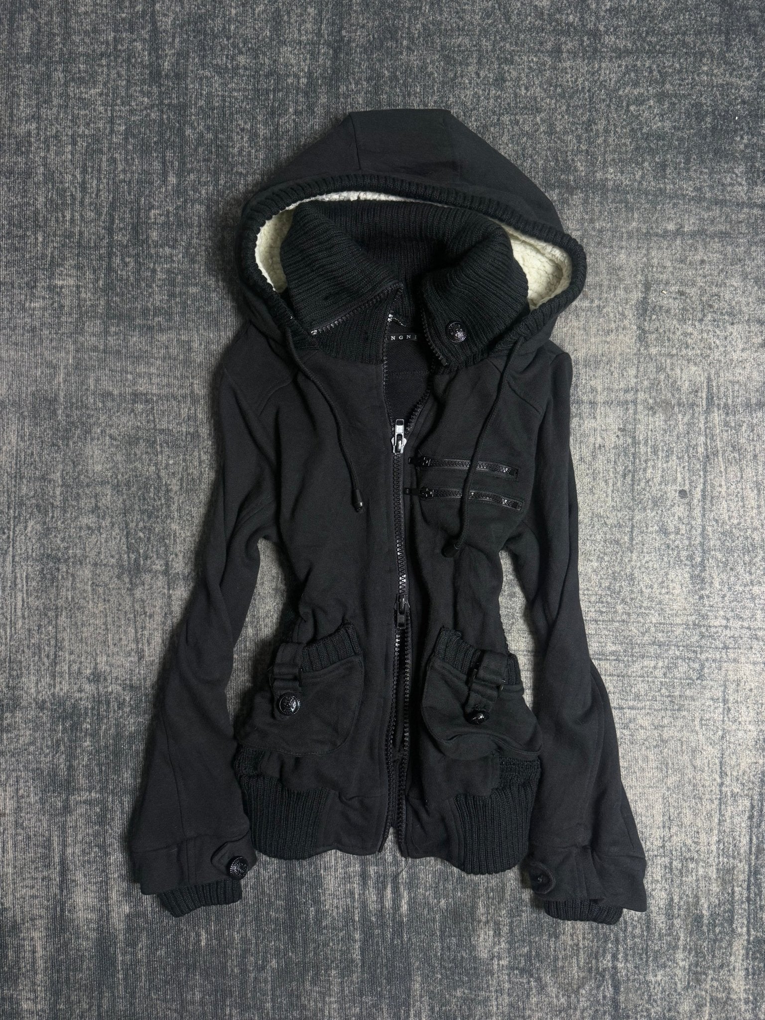 B2V - INGNI 2ZIP UP JACKET ༒ vintage streetwear thrift y2k clothing by B2V_BAD2WEAR