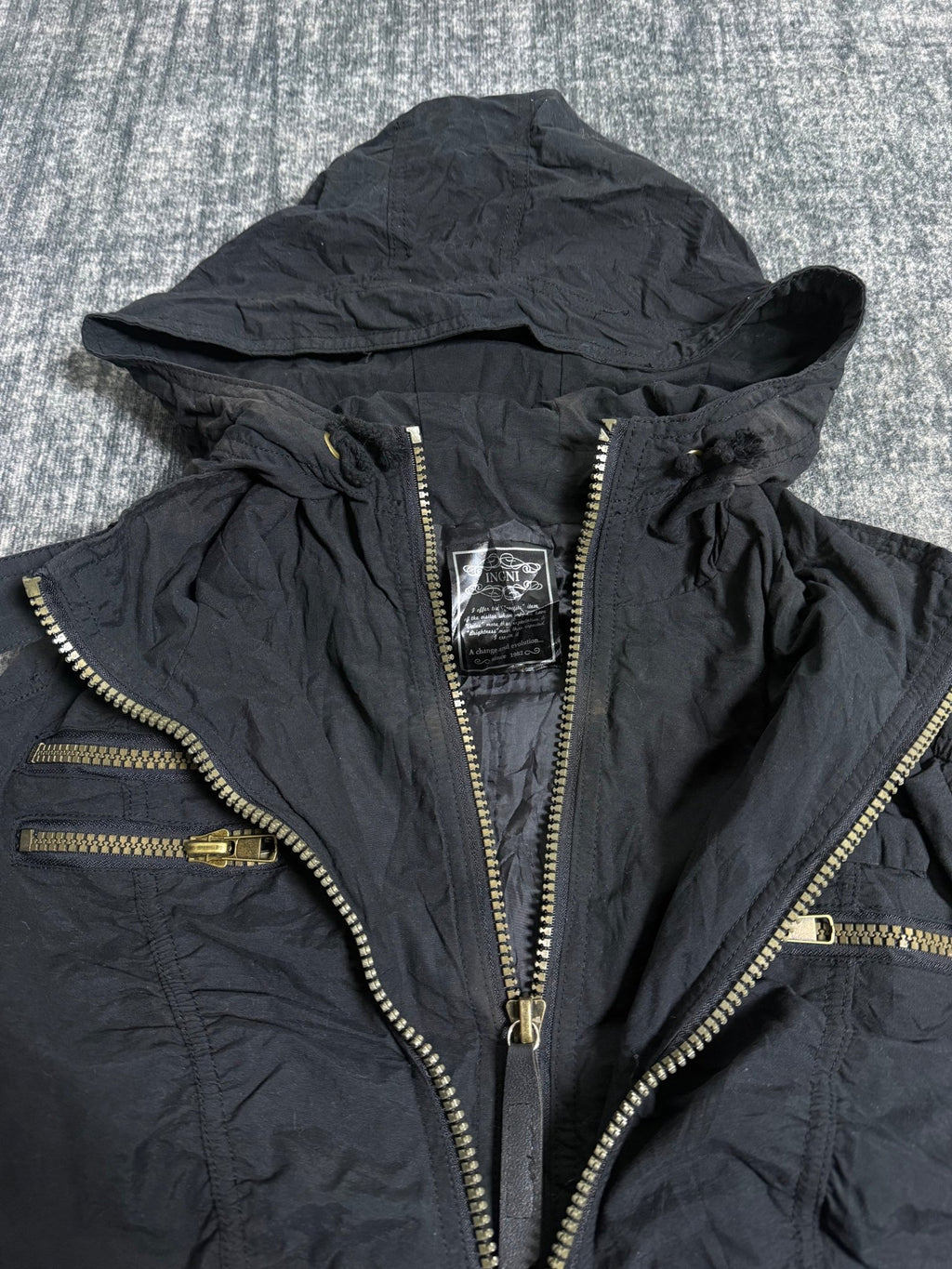 B2V - INGNI 4 ZIPPER JACKET༒ vintage streetwear thrift y2k clothing by B2V_BAD2WEAR